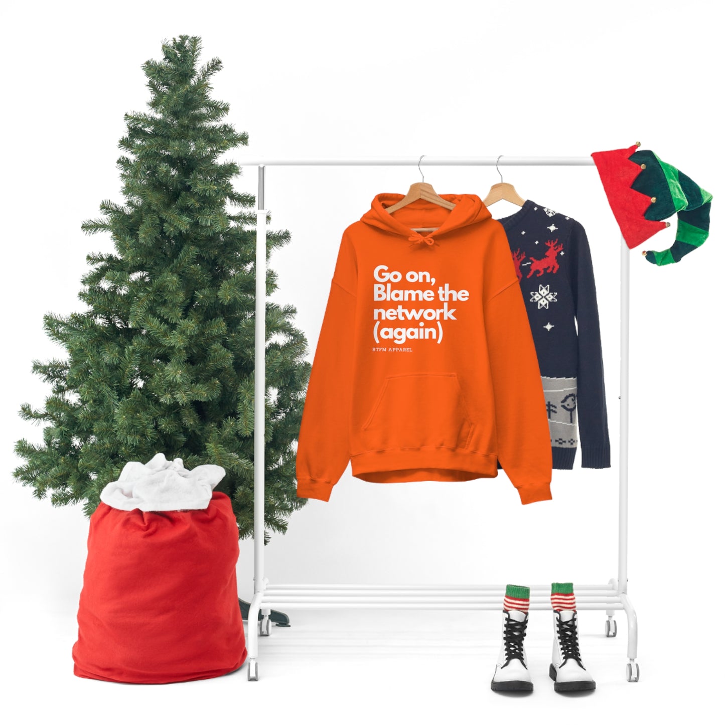 Go on, blame the network - Network Engineer, Cisco, Network, Wifi, Sysadmin, IT Support Hoodie