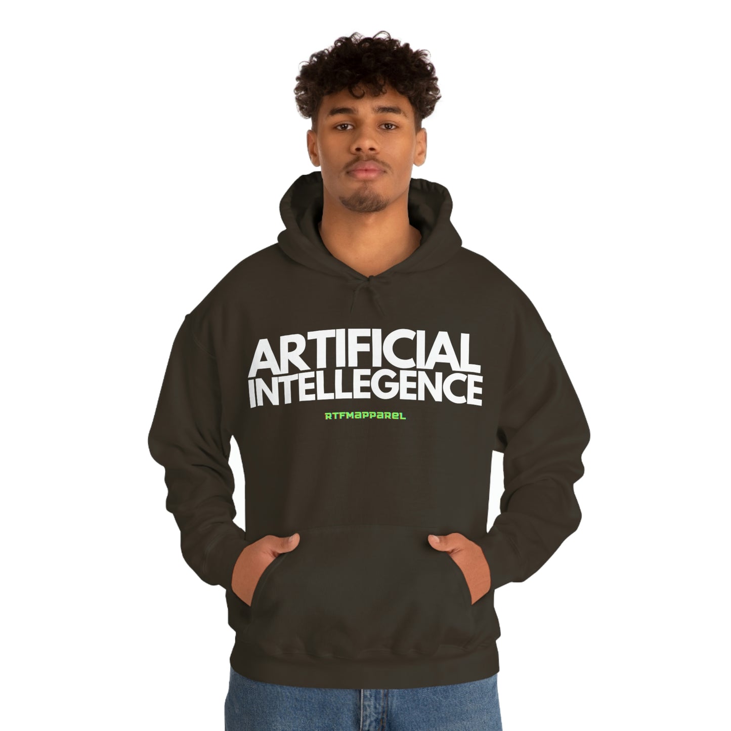 Artificial Intellegence, AI, Funny , Sysadmin, Geek, Project Manager, Developer, Gift, Unisex Hooded Sweatshirt