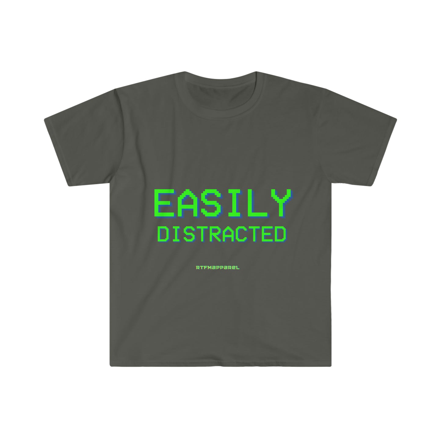 Easily Distracted - Funny, Sysadmin, Geek, Gamer, Developer, Gift T-Shirt