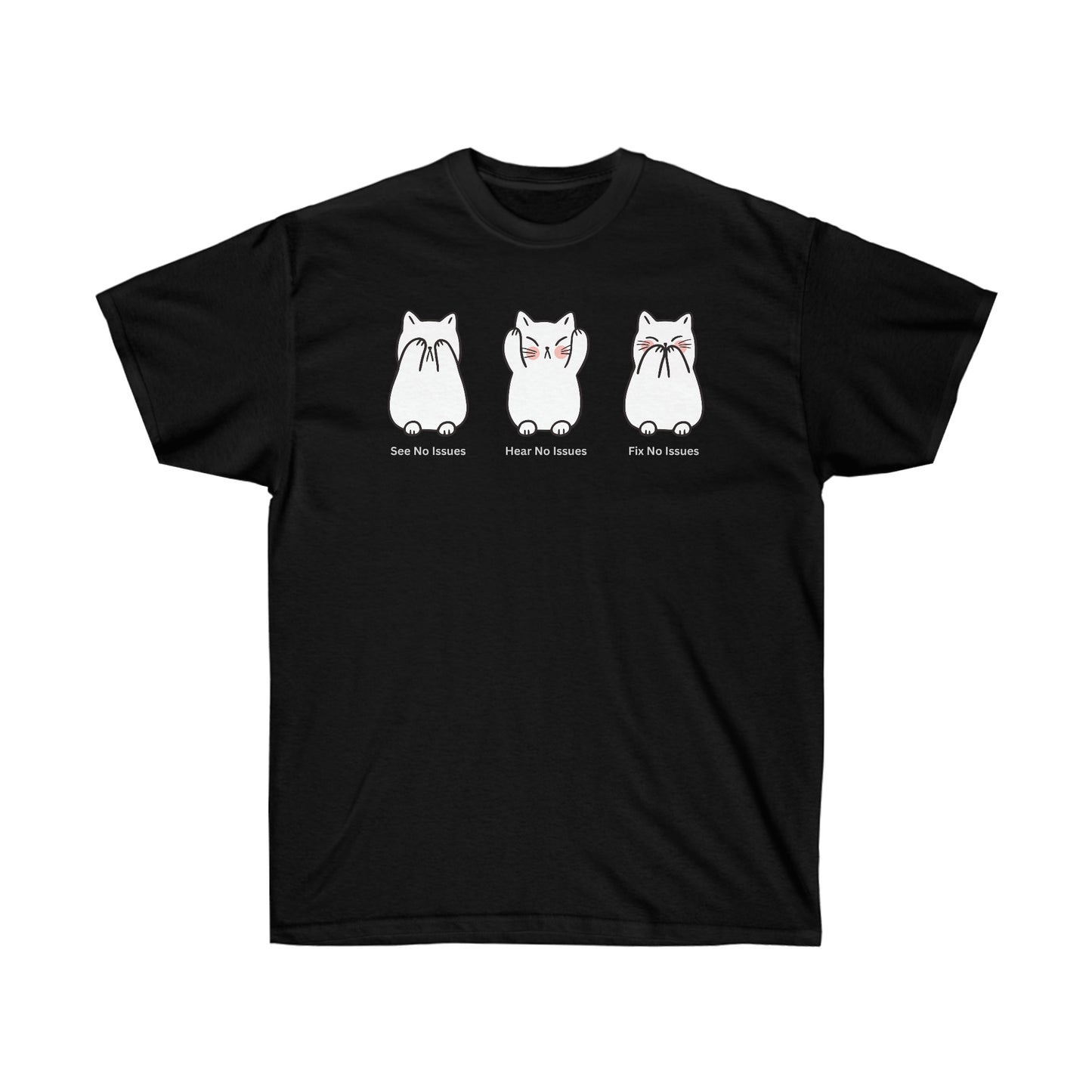 See No Issues, Fix no Issues - Helpdesk, Sysadmin, Cloud Engineer, Architect, Azure, AWS, Network admin, Server Admin Funny Tshirt