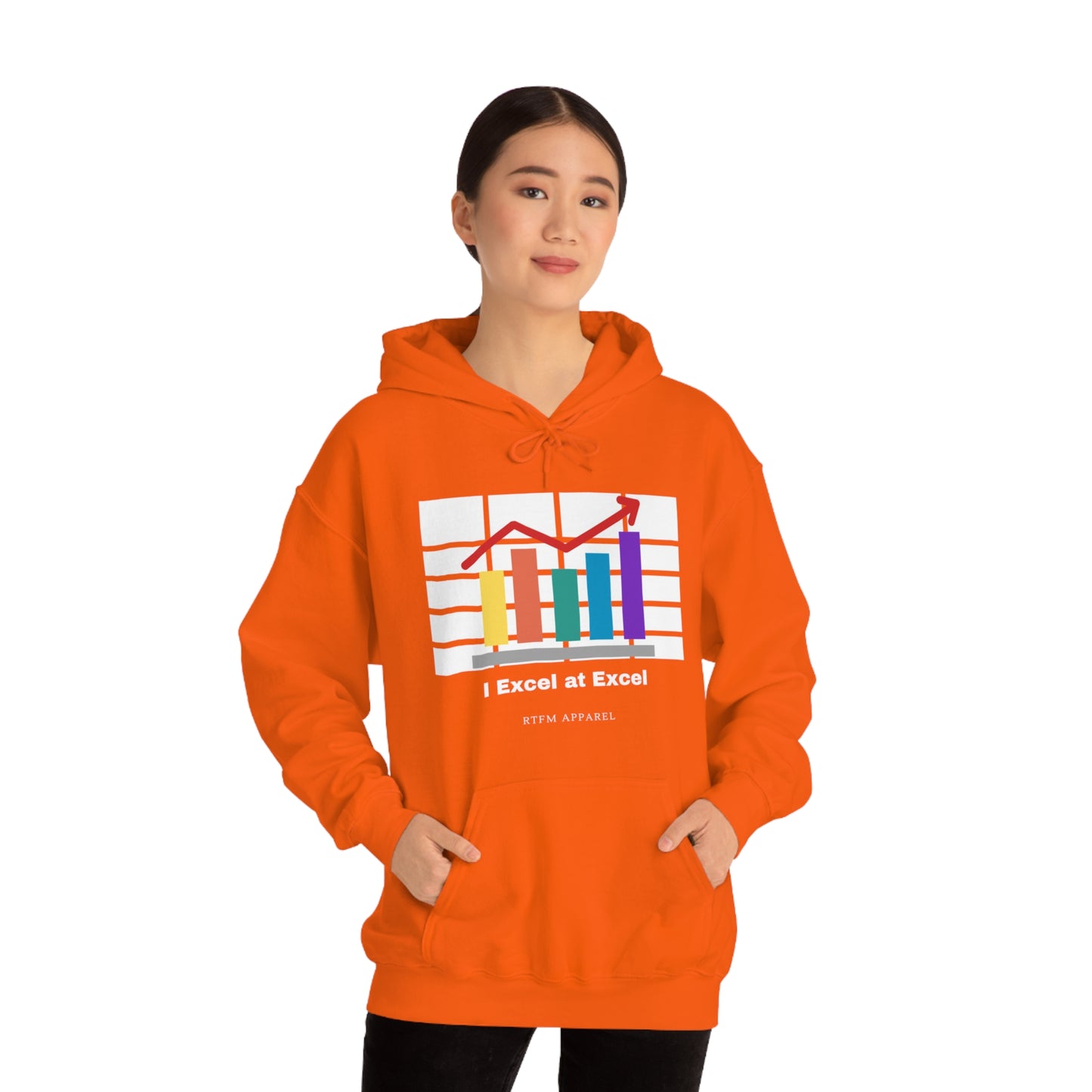 Excel Hoodie: I Excel at Excel, office humour, spreadsheets