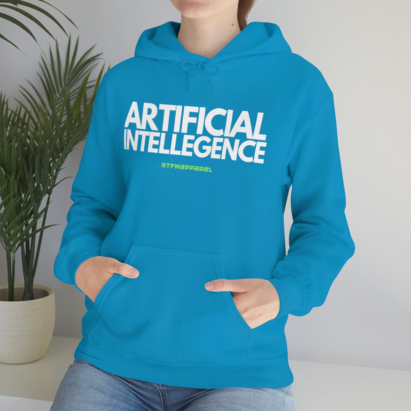 Artificial Intellegence, AI, Funny , Sysadmin, Geek, Project Manager, Developer, Gift, Unisex Hooded Sweatshirt