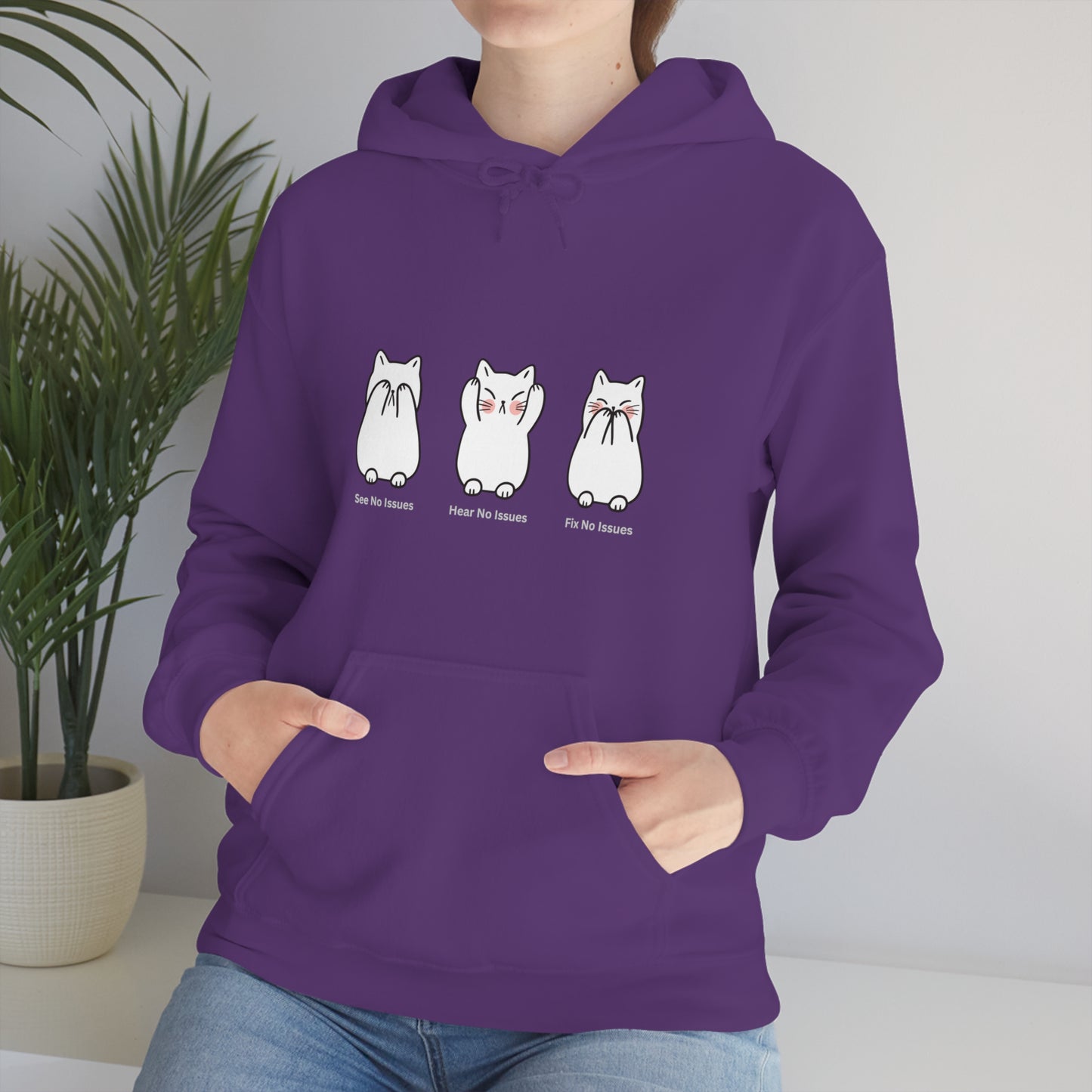 See No Issues, Fix No Issues - Helpdesk, Sysadmin, Cloud Engineer, Architect, Azure, AWS, Network admin, Server Admin Hoodie