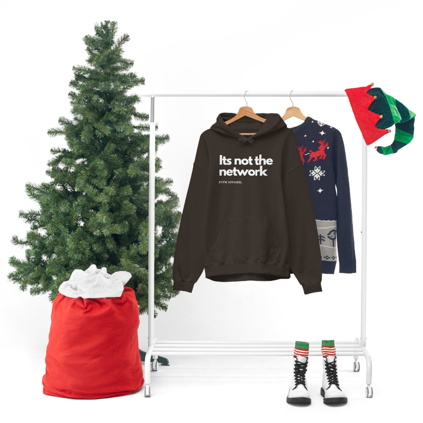 It's not the network - Network Engineer, Cisco, Network, Wifi, Sysadmin, IT Support Hoodie
