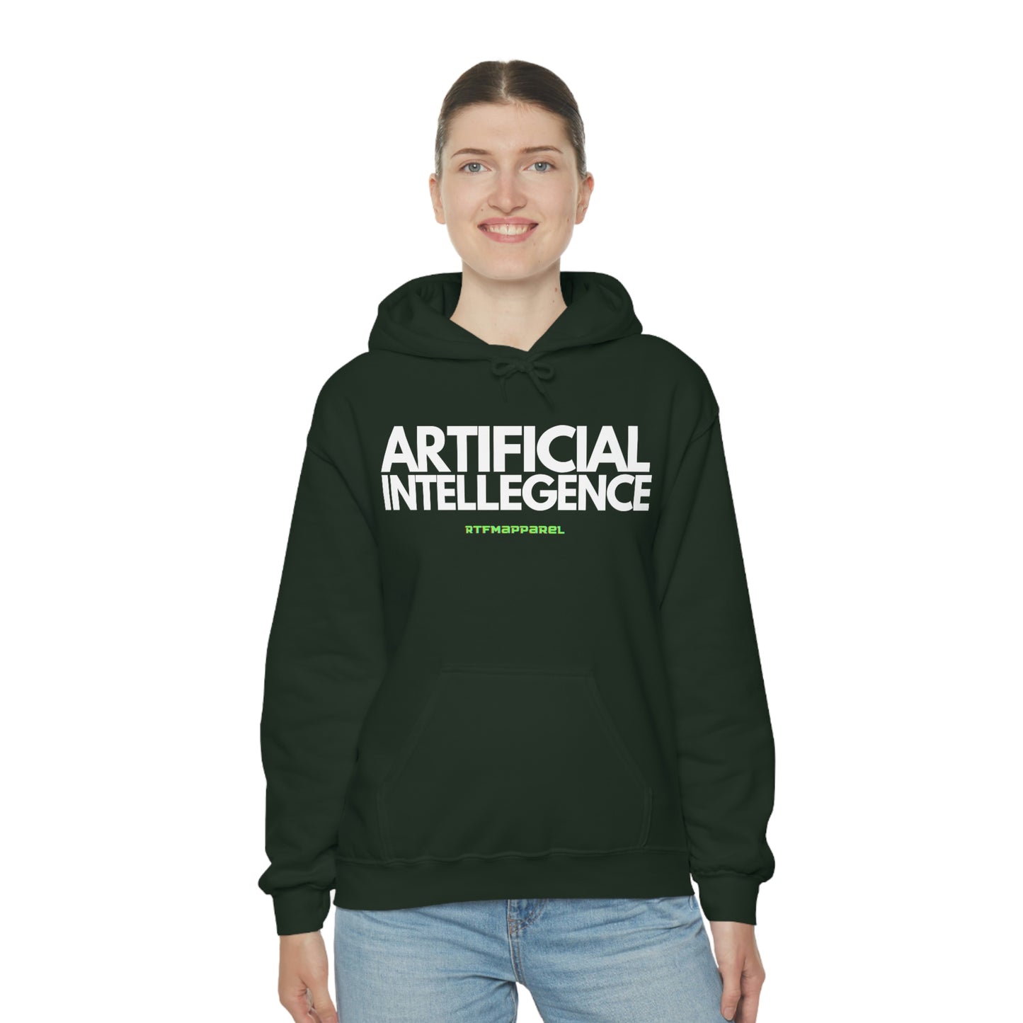 Artificial Intellegence, AI, Funny , Sysadmin, Geek, Project Manager, Developer, Gift, Unisex Hooded Sweatshirt