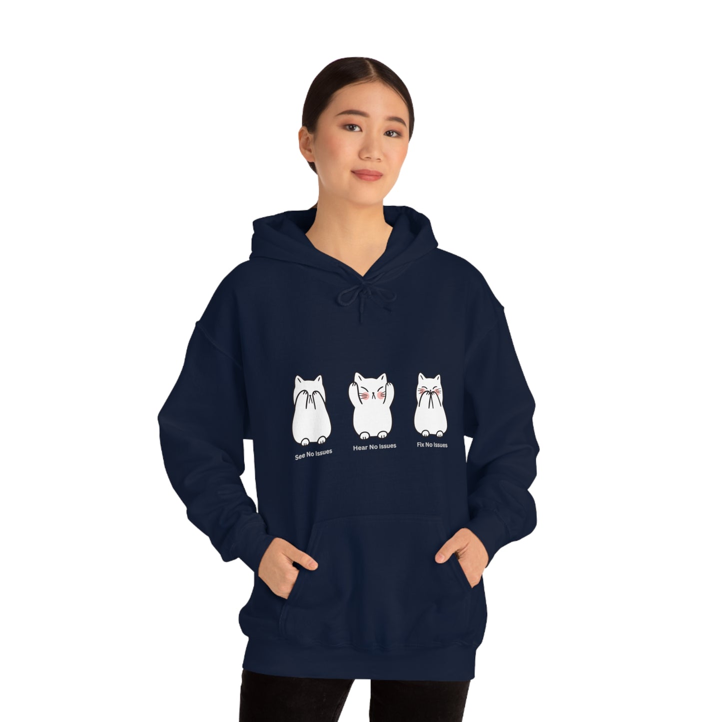 See No Issues, Fix No Issues - Helpdesk, Sysadmin, Cloud Engineer, Architect, Azure, AWS, Network admin, Server Admin Hoodie