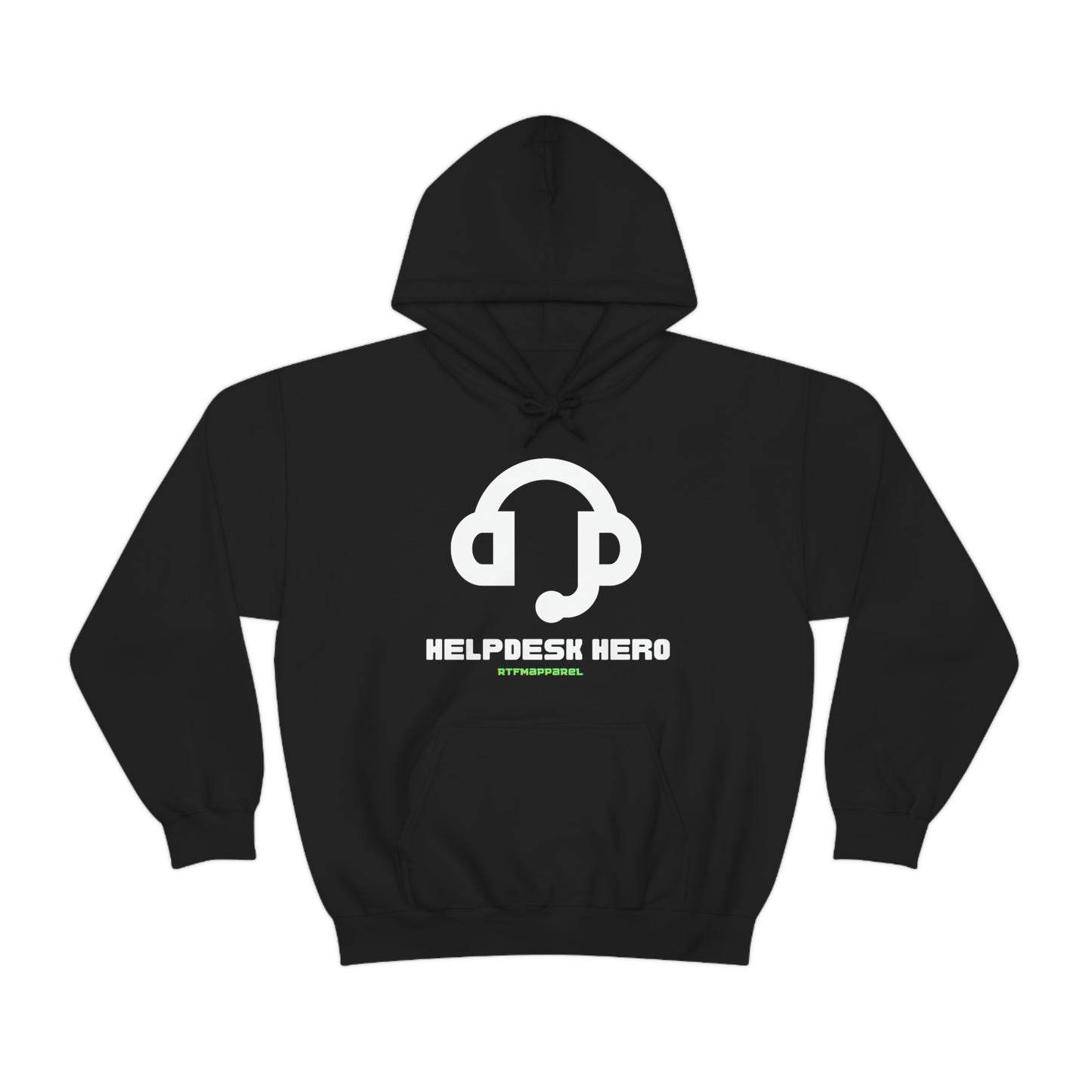 Helpdesk Hero, IT Support Funny, Sysadmin, RTFM Hoodie