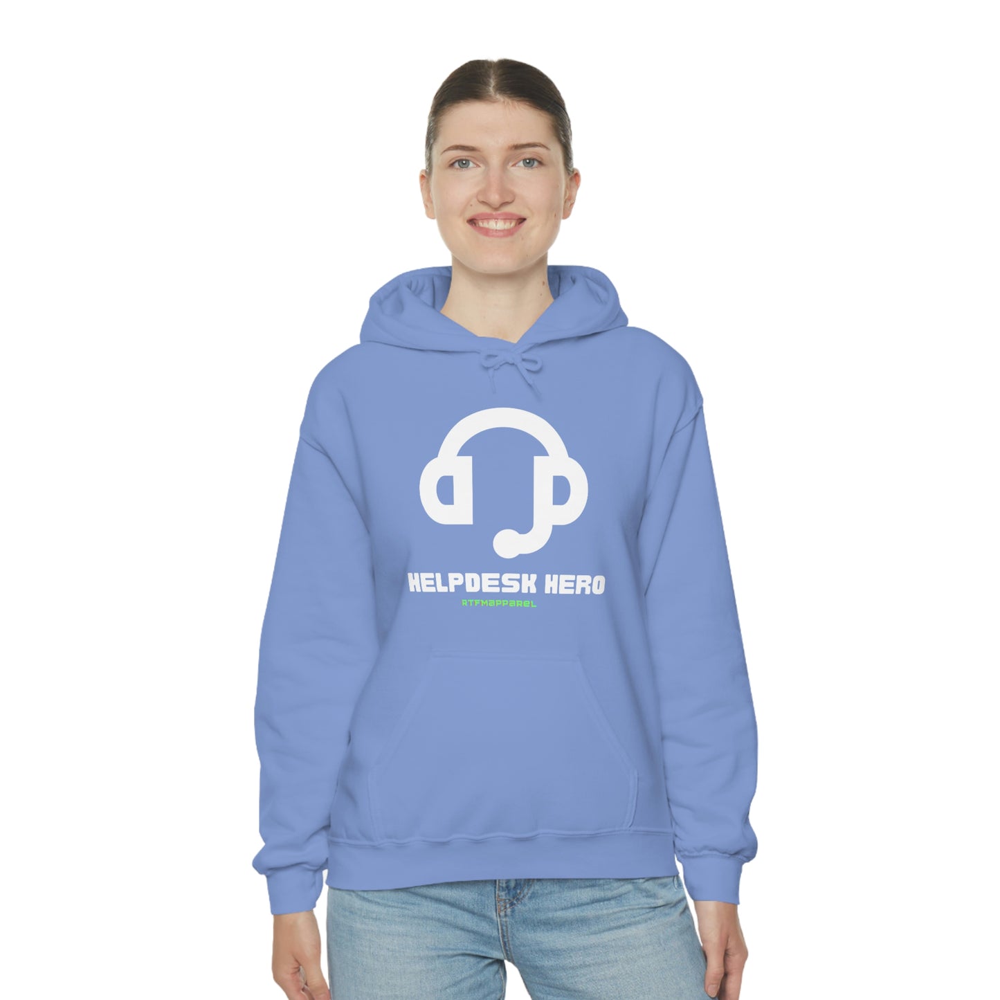 Helpdesk Hero, IT Support Funny, Sysadmin, RTFM Hoodie