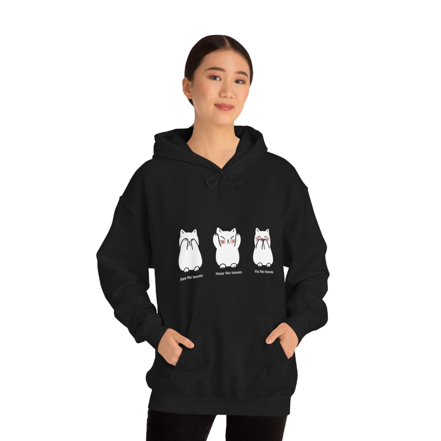 See No Issues, Fix No Issues - Helpdesk, Sysadmin, Cloud Engineer, Architect, Azure, AWS, Network admin, Server Admin Hoodie
