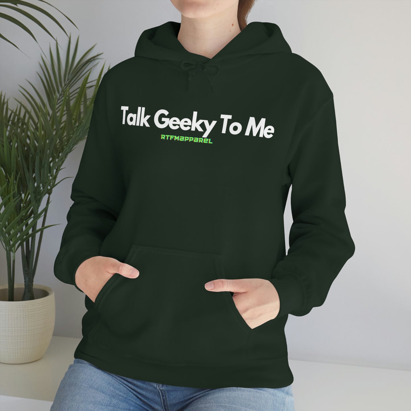 Talk Geeky to me, Funny, Sysadmin, Geek, Project Manager, Developer, Gift, Unisex Hooded Sweatshirt