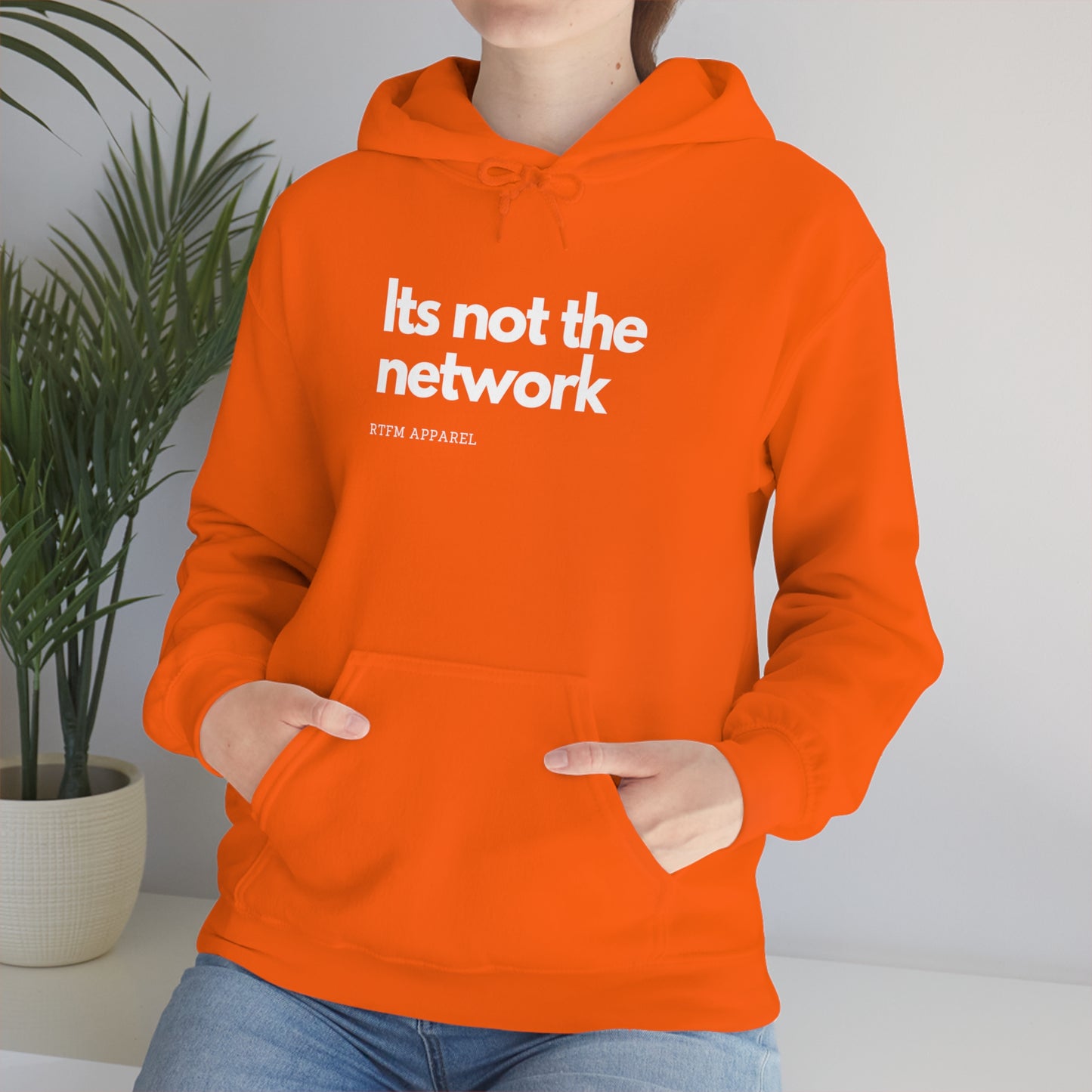It's not the network - Network Engineer, Cisco, Network, Wifi, Sysadmin, IT Support Hoodie
