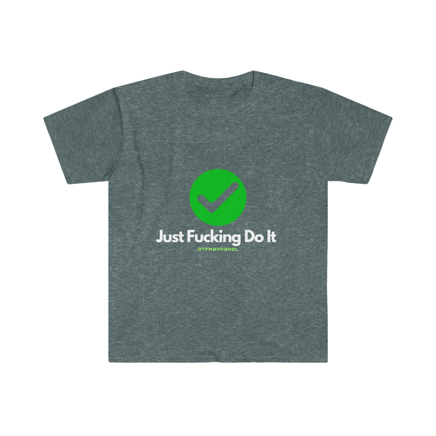 JFDI, Just do it, Funny, Sysadmin, Geek, Project Manager, Explicit, Developer, Gift Unisex Softstyle T-Shirt