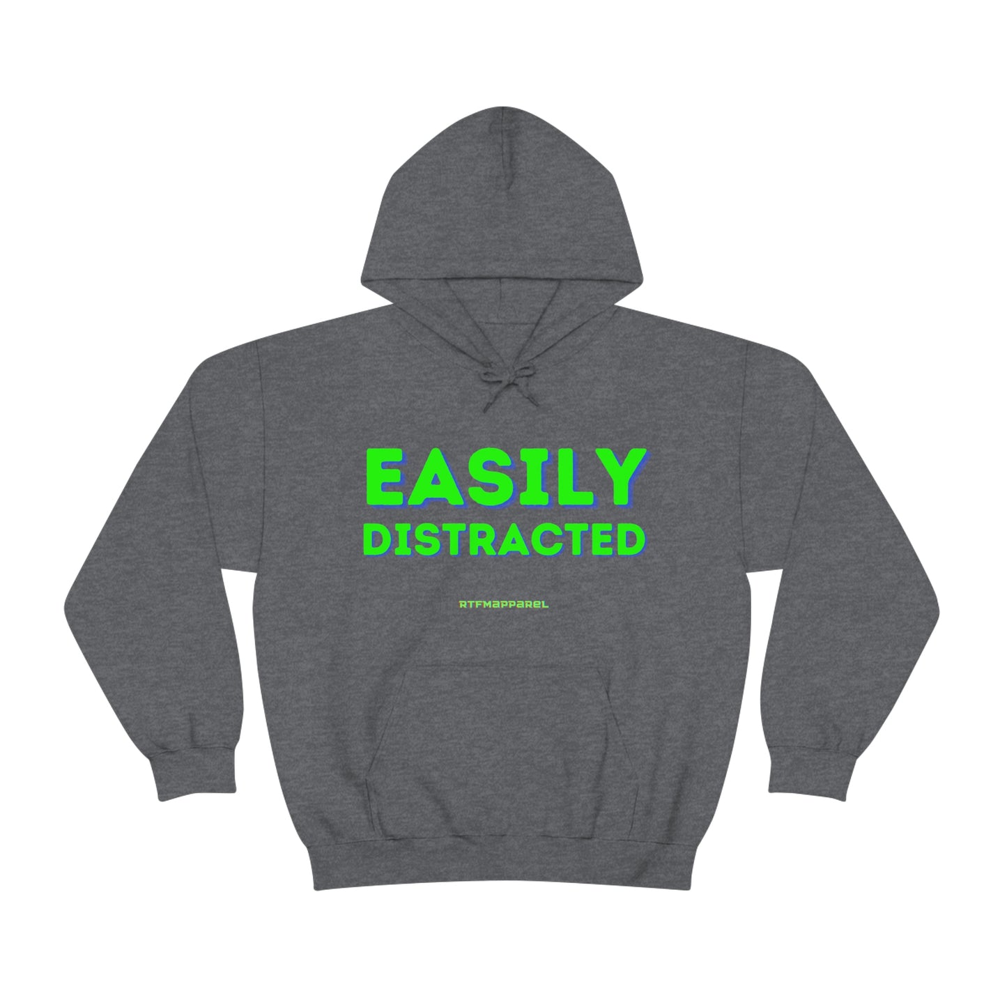 Easily Distracted - Funny, Sysadmin, Geek, Gamer, Developer, Gift Hooded Sweatshirt