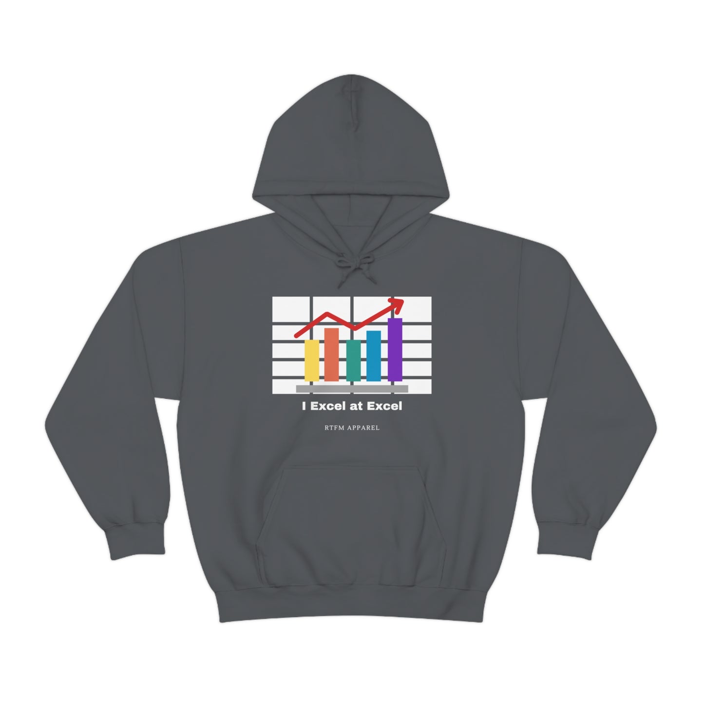 Excel Hoodie: I Excel at Excel, office humour, spreadsheets