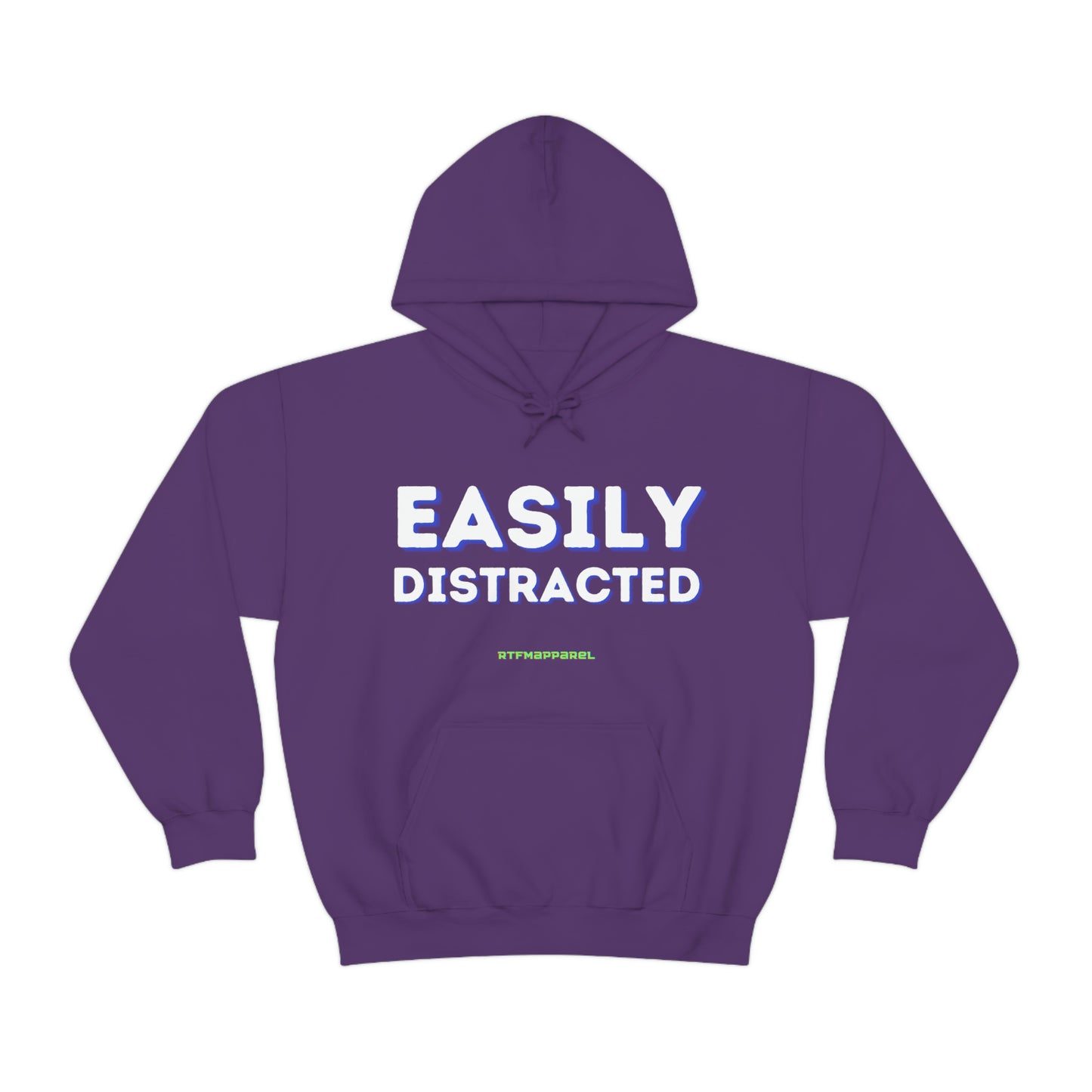 Easily Distracted - Funny, Sysadmin, Geek, Gamer, Developer, Gift Hooded Sweatshirt