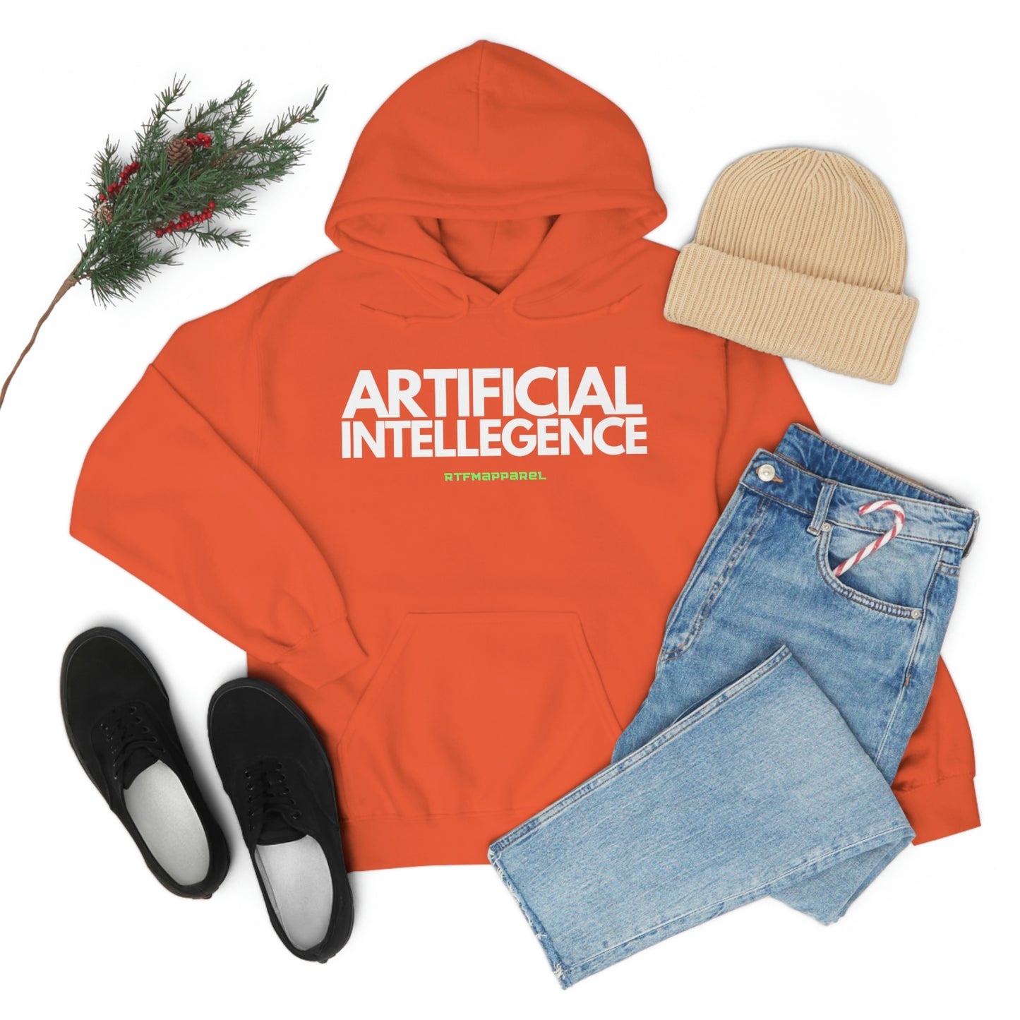 Artificial Intellegence, AI, Funny , Sysadmin, Geek, Project Manager, Developer, Gift, Unisex Hooded Sweatshirt