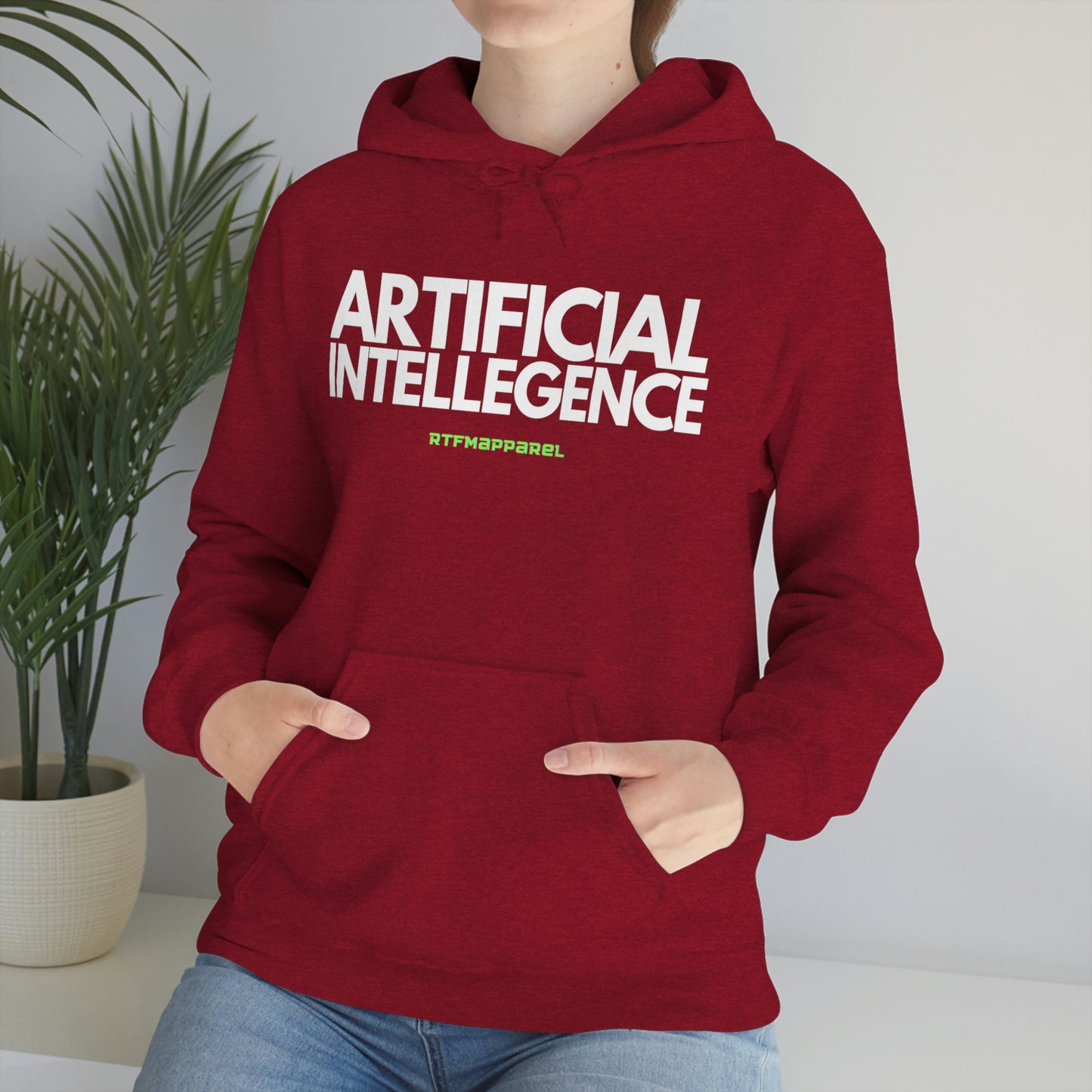 Artificial Intellegence, AI, Funny , Sysadmin, Geek, Project Manager, Developer, Gift, Unisex Hooded Sweatshirt
