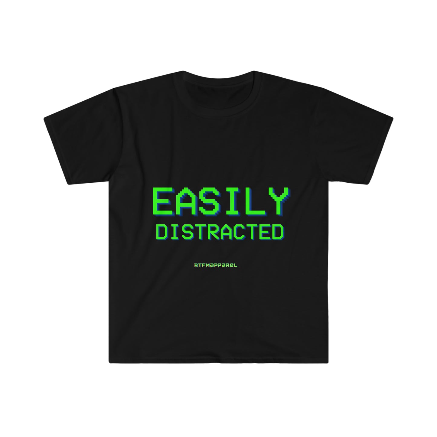 Easily Distracted - Funny, Sysadmin, Geek, Gamer, Developer, Gift T-Shirt