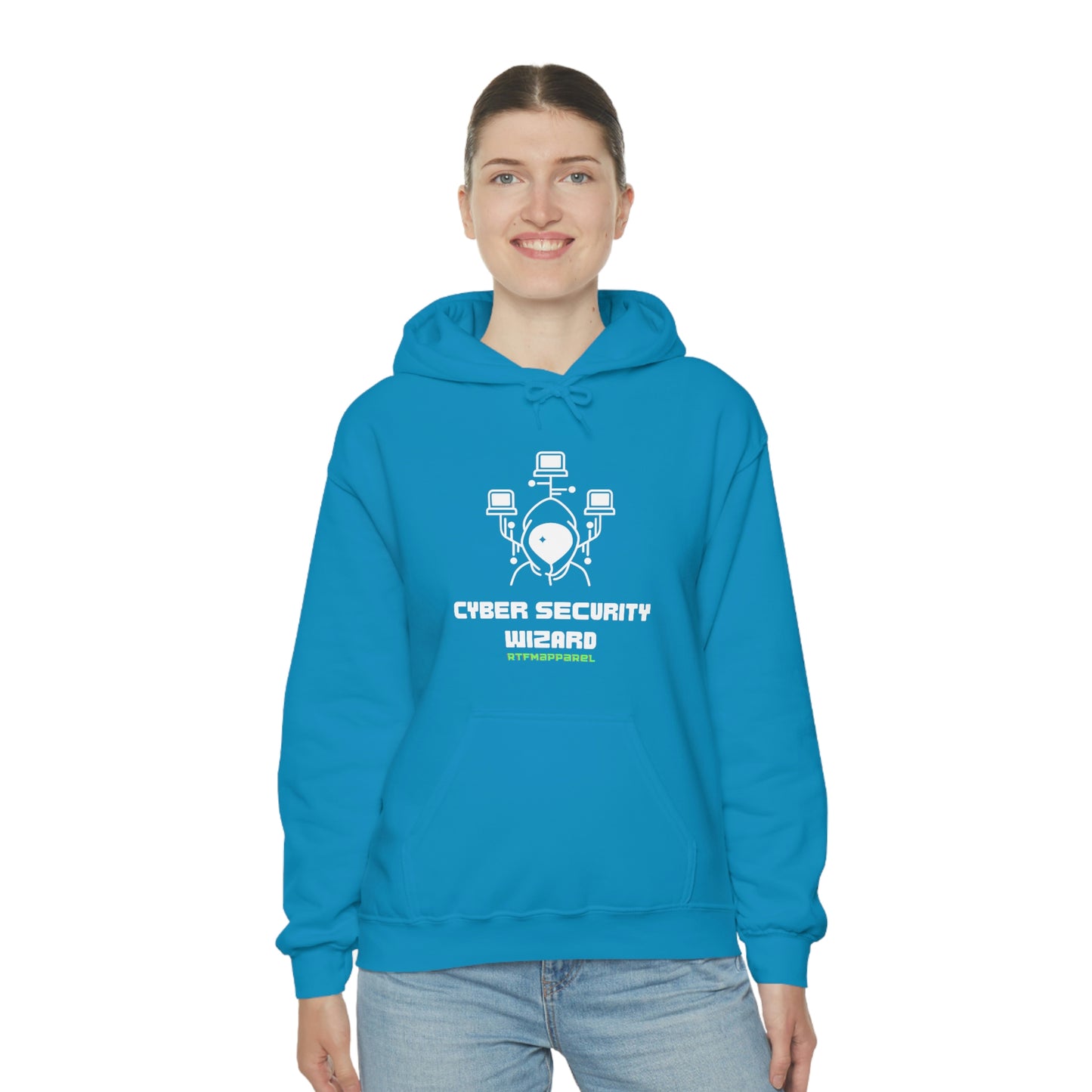 Cyber Security Wizard, Hacking, HackerSysadmin, RTFM Hoodie