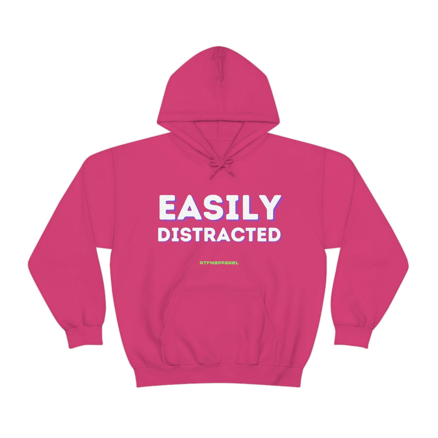 Easily Distracted - Funny, Sysadmin, Geek, Gamer, Developer, Gift Hooded Sweatshirt