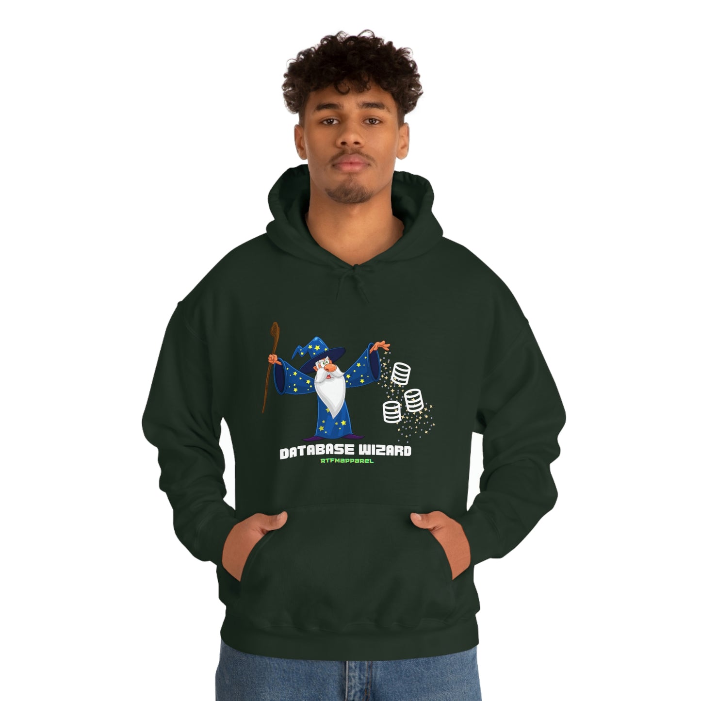 Database Wizard - SQL DBA Sysadmin Data Science Hooded Sweatshirt