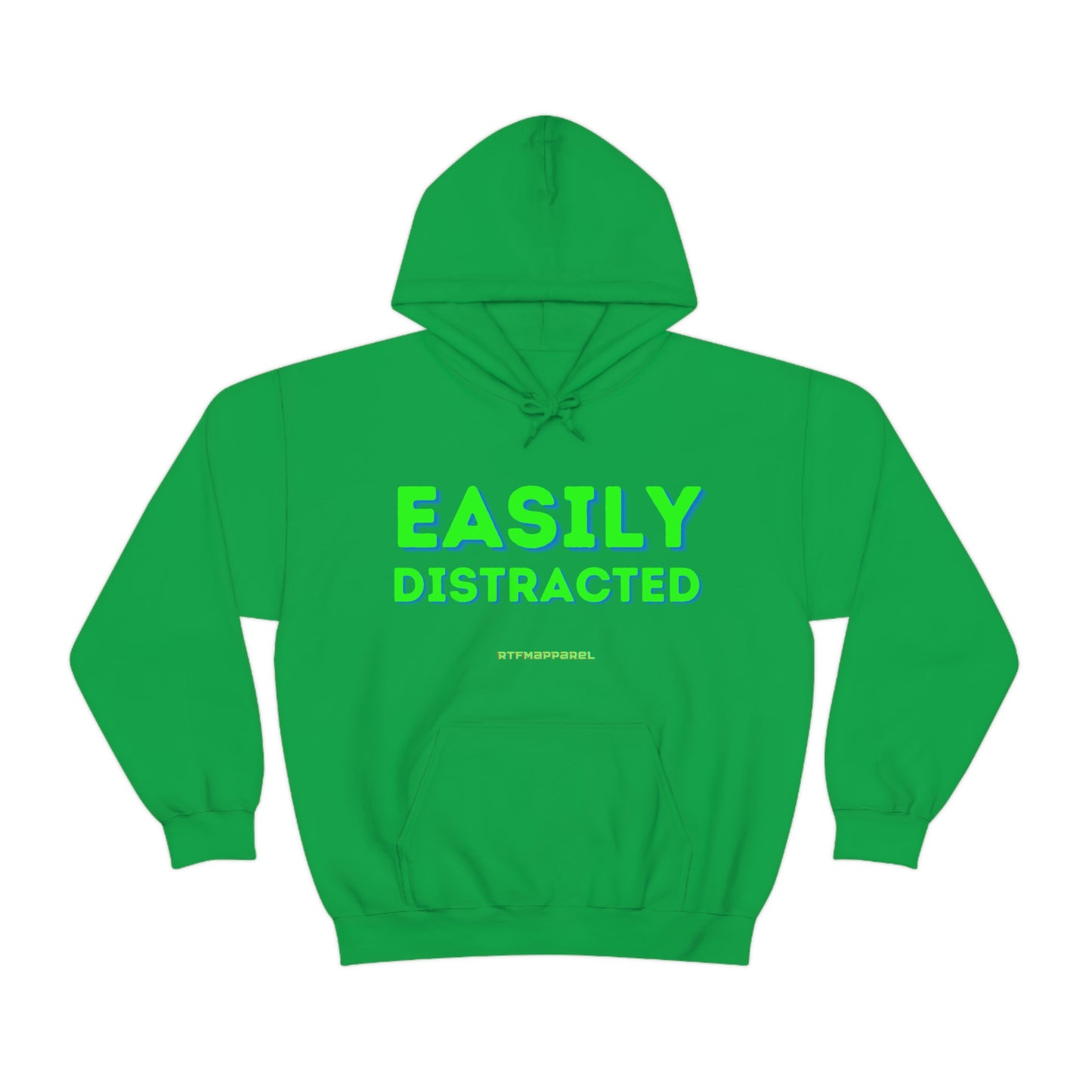 Easily Distracted - Funny, Sysadmin, Geek, Gamer, Developer, Gift Hooded Sweatshirt
