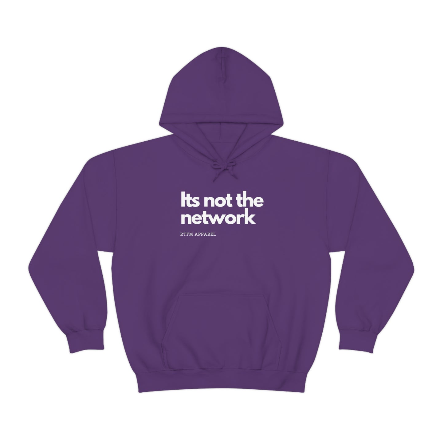 It's not the network - Network Engineer, Cisco, Network, Wifi, Sysadmin, IT Support Hoodie