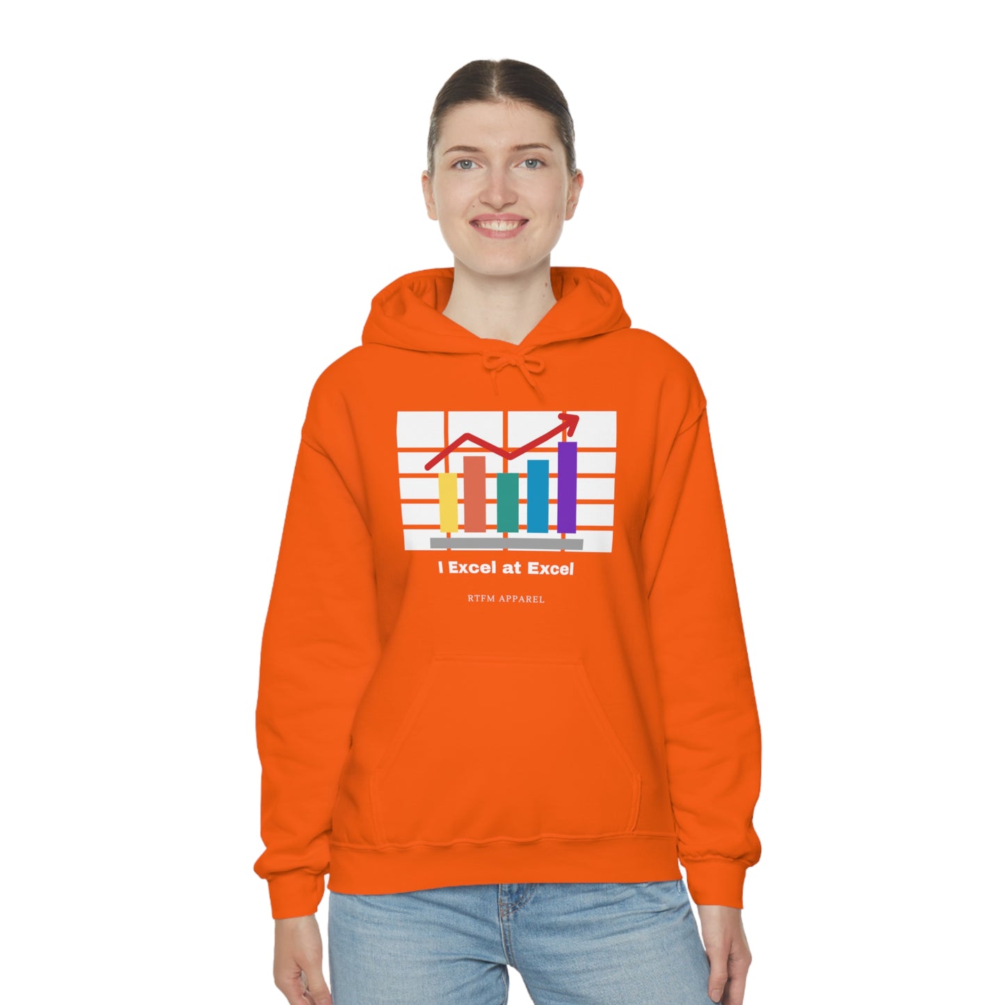 Excel Hoodie: I Excel at Excel, office humour, spreadsheets