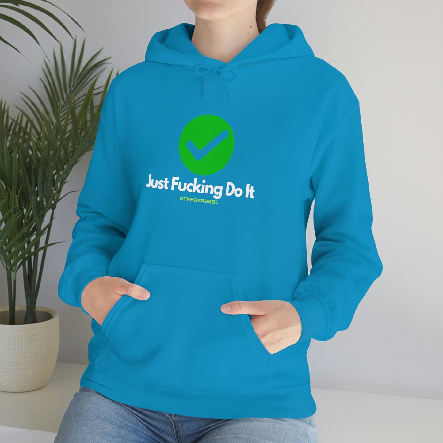 JFDI, Just do it, Funny, Sysadmin, Geek, Project Manager, Explicit, Developer, Gift, Unisex Hooded Sweatshirt