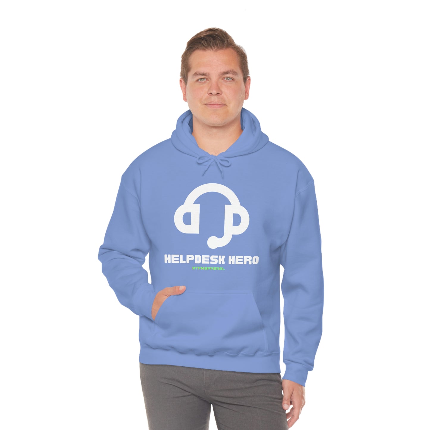 Helpdesk Hero, IT Support Funny, Sysadmin, RTFM Hoodie