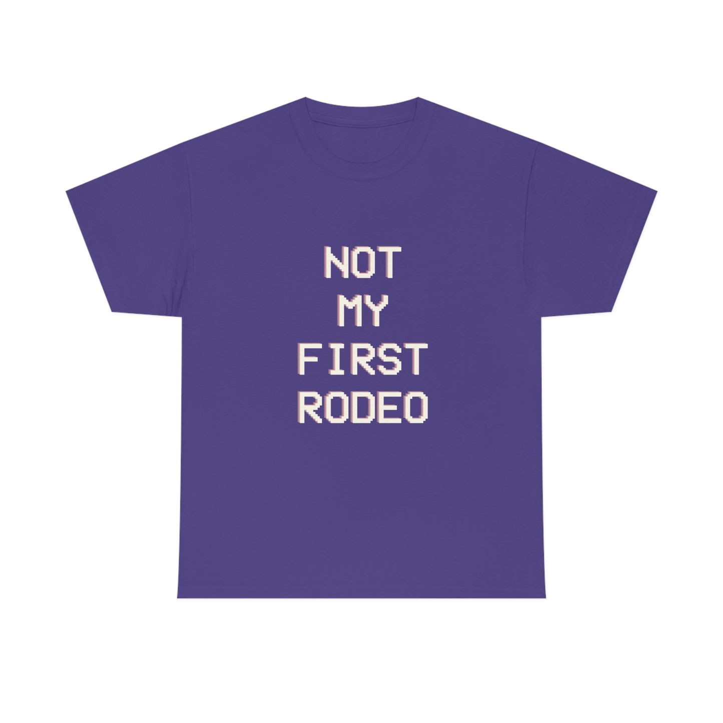 "Not My First Rodeo" Funny, Sysadmin, Geek, Gamer, Developer, Gift Cotton Tee