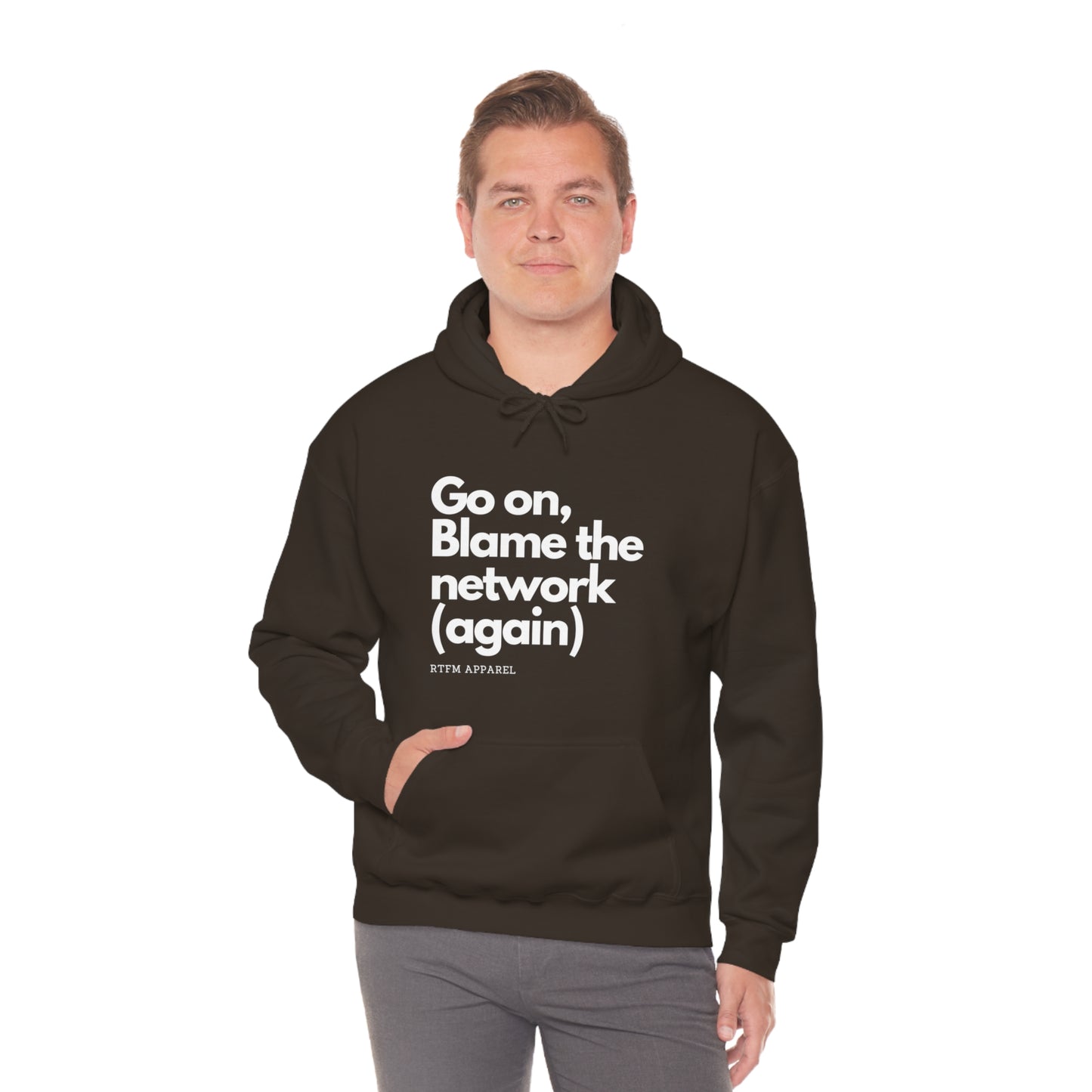 Go on, blame the network - Network Engineer, Cisco, Network, Wifi, Sysadmin, IT Support Hoodie