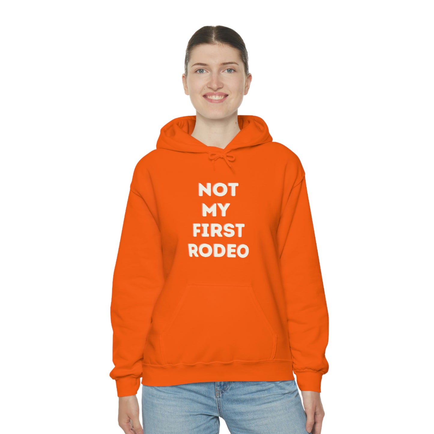 "Not My First Rodeo" Funny, Sysadmin, Geek, Gamer, Developer, Gift Hooded Sweatshirt
