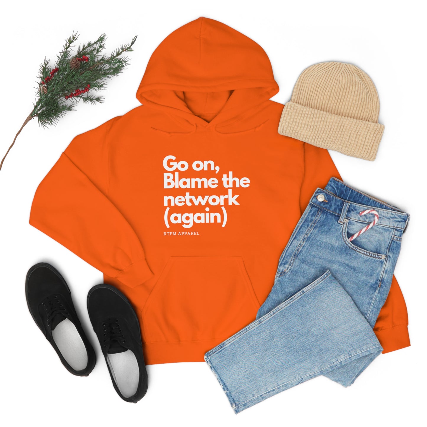 Go on, blame the network - Network Engineer, Cisco, Network, Wifi, Sysadmin, IT Support Hoodie