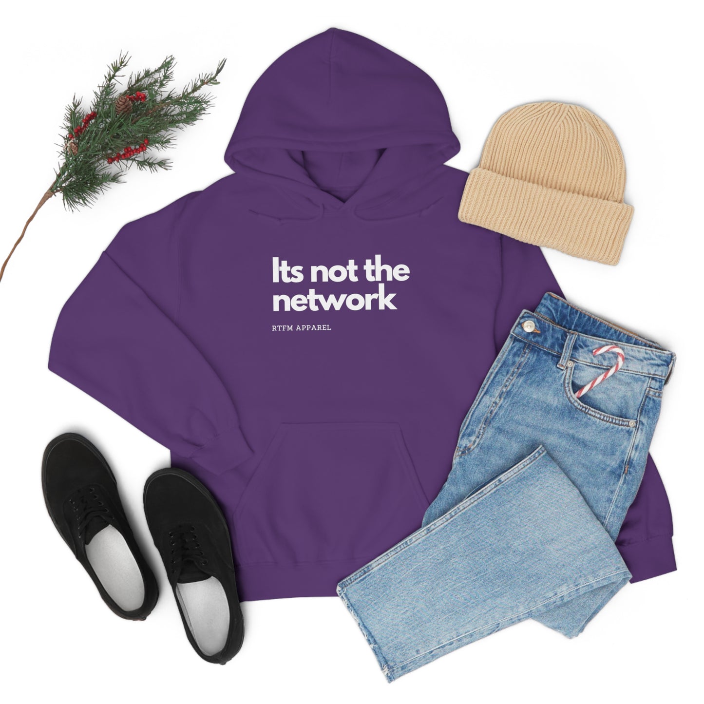 It's not the network - Network Engineer, Cisco, Network, Wifi, Sysadmin, IT Support Hoodie