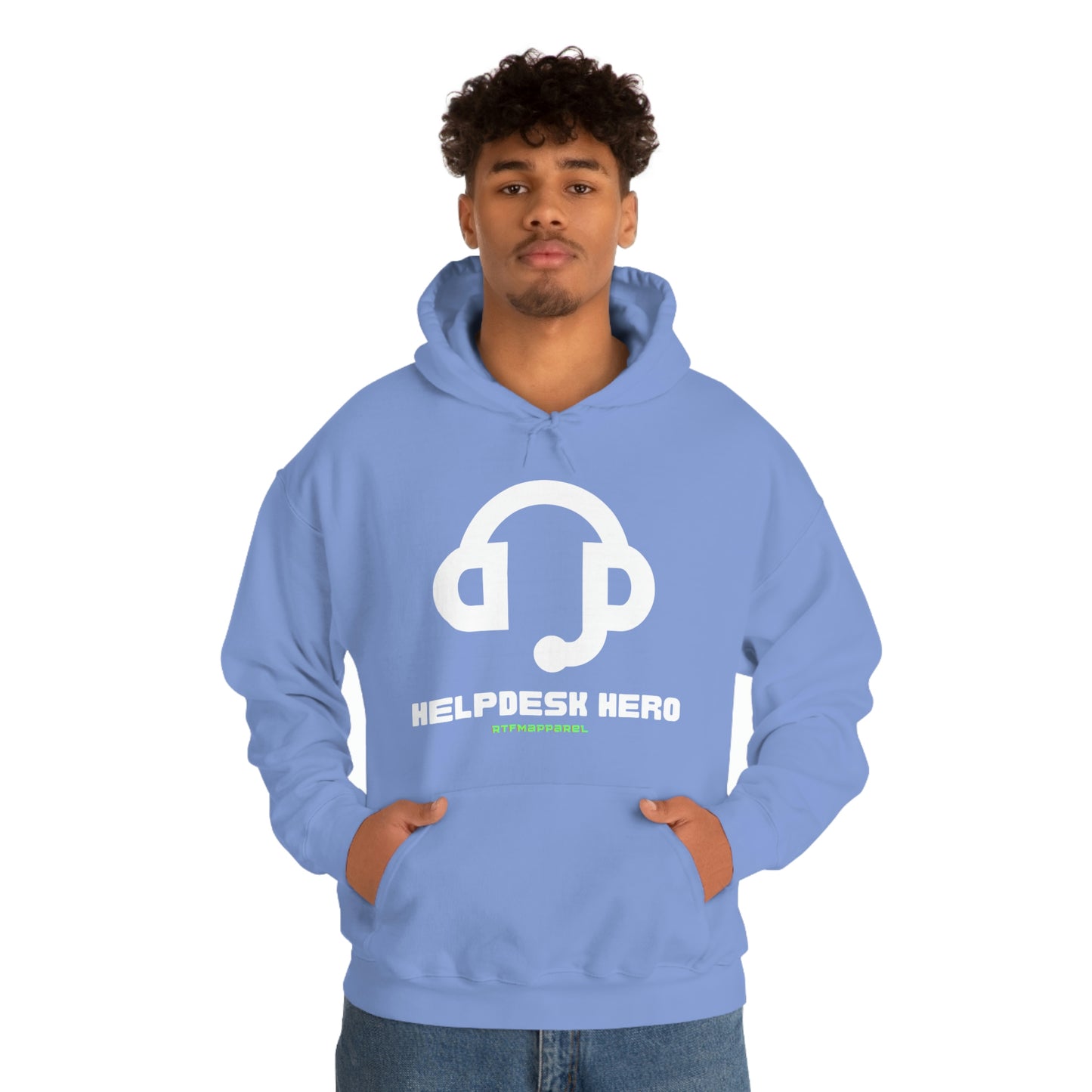 Helpdesk Hero, IT Support Funny, Sysadmin, RTFM Hoodie