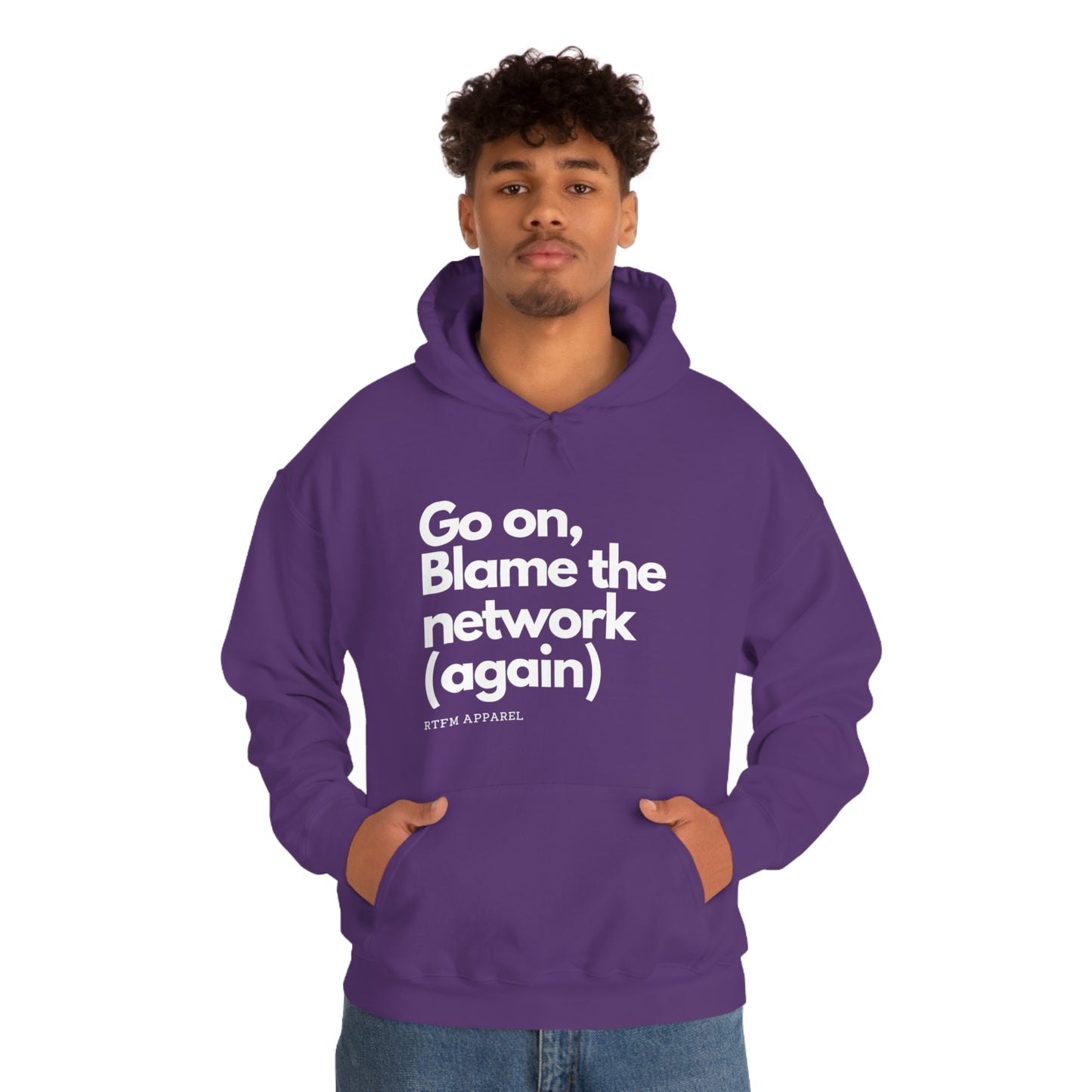 Go on, blame the network - Network Engineer, Cisco, Network, Wifi, Sysadmin, IT Support Hoodie