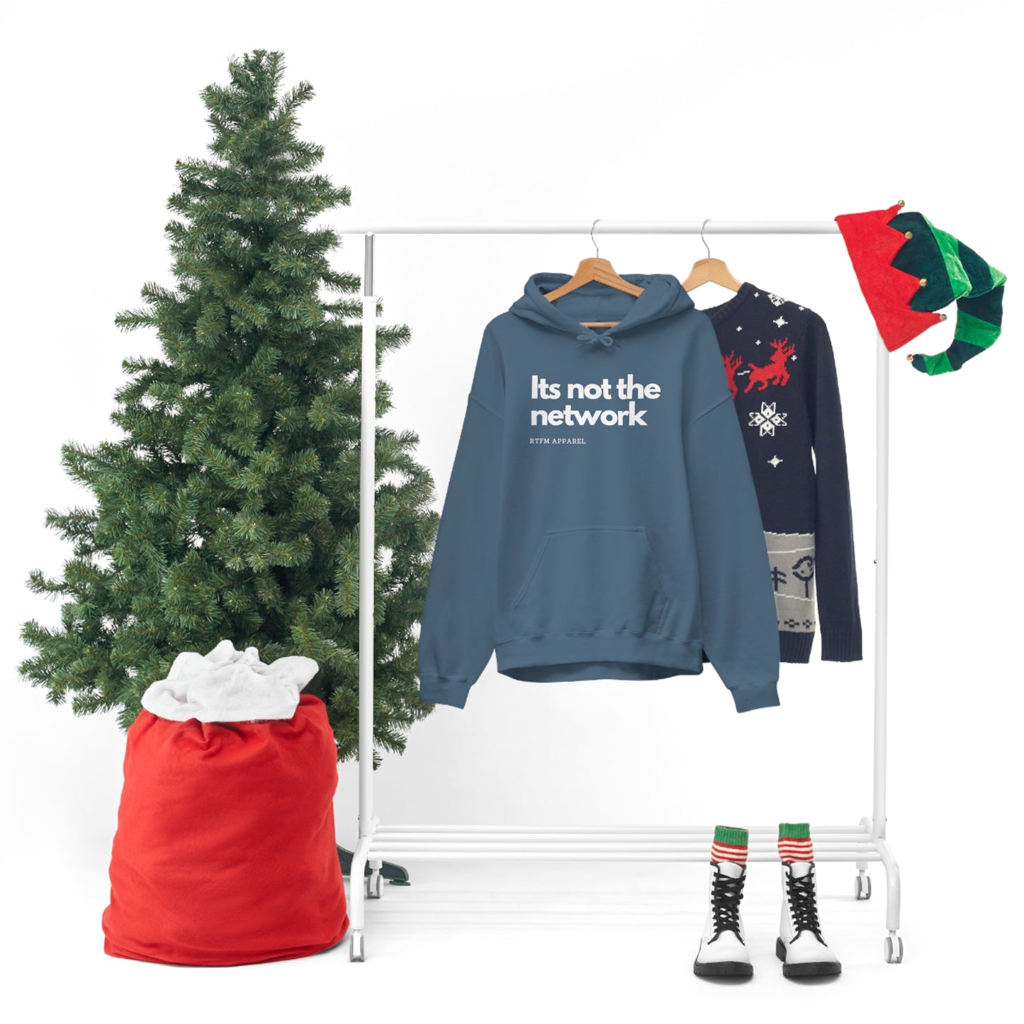 It's not the network - Network Engineer, Cisco, Network, Wifi, Sysadmin, IT Support Hoodie
