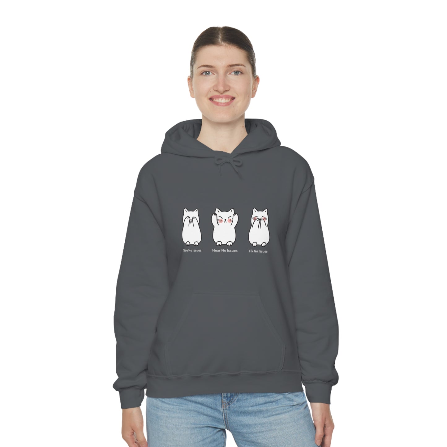 See No Issues, Fix No Issues - Helpdesk, Sysadmin, Cloud Engineer, Architect, Azure, AWS, Network admin, Server Admin Hoodie