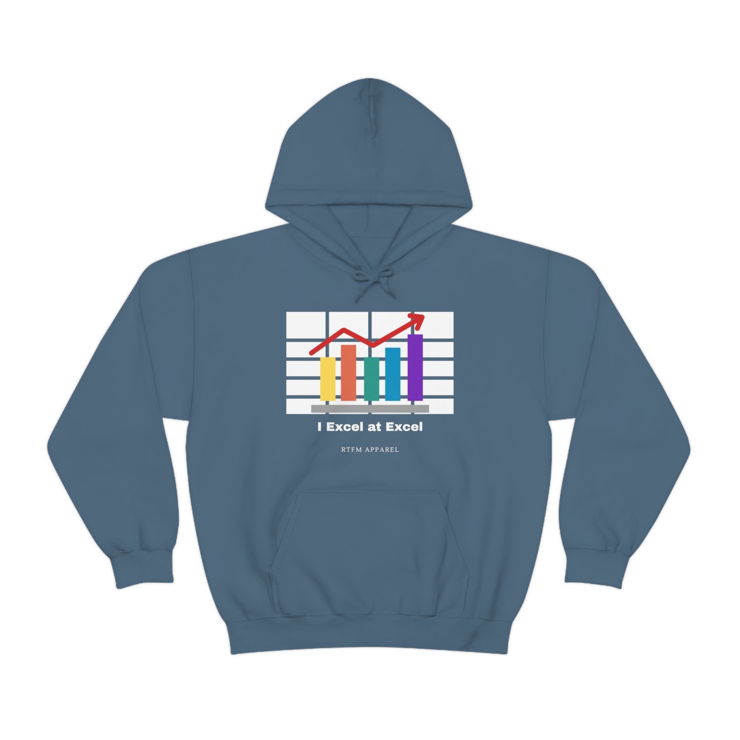 Excel Hoodie: I Excel at Excel, office humour, spreadsheets