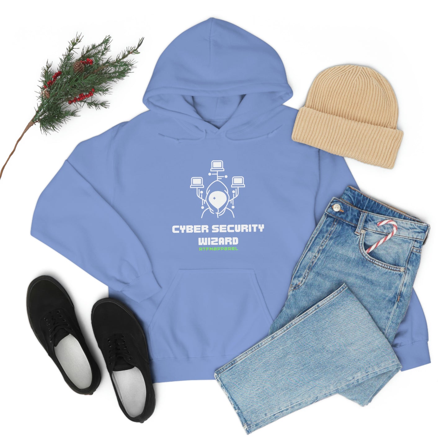 Cyber Security Wizard, Hacking, HackerSysadmin, RTFM Hoodie
