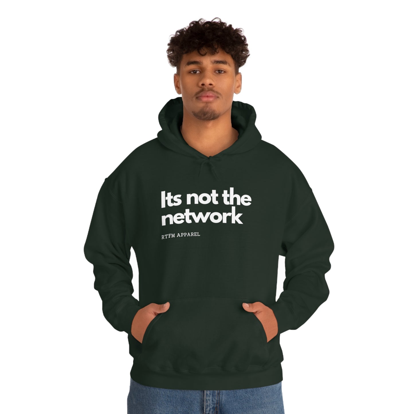 It's not the network - Network Engineer, Cisco, Network, Wifi, Sysadmin, IT Support Hoodie