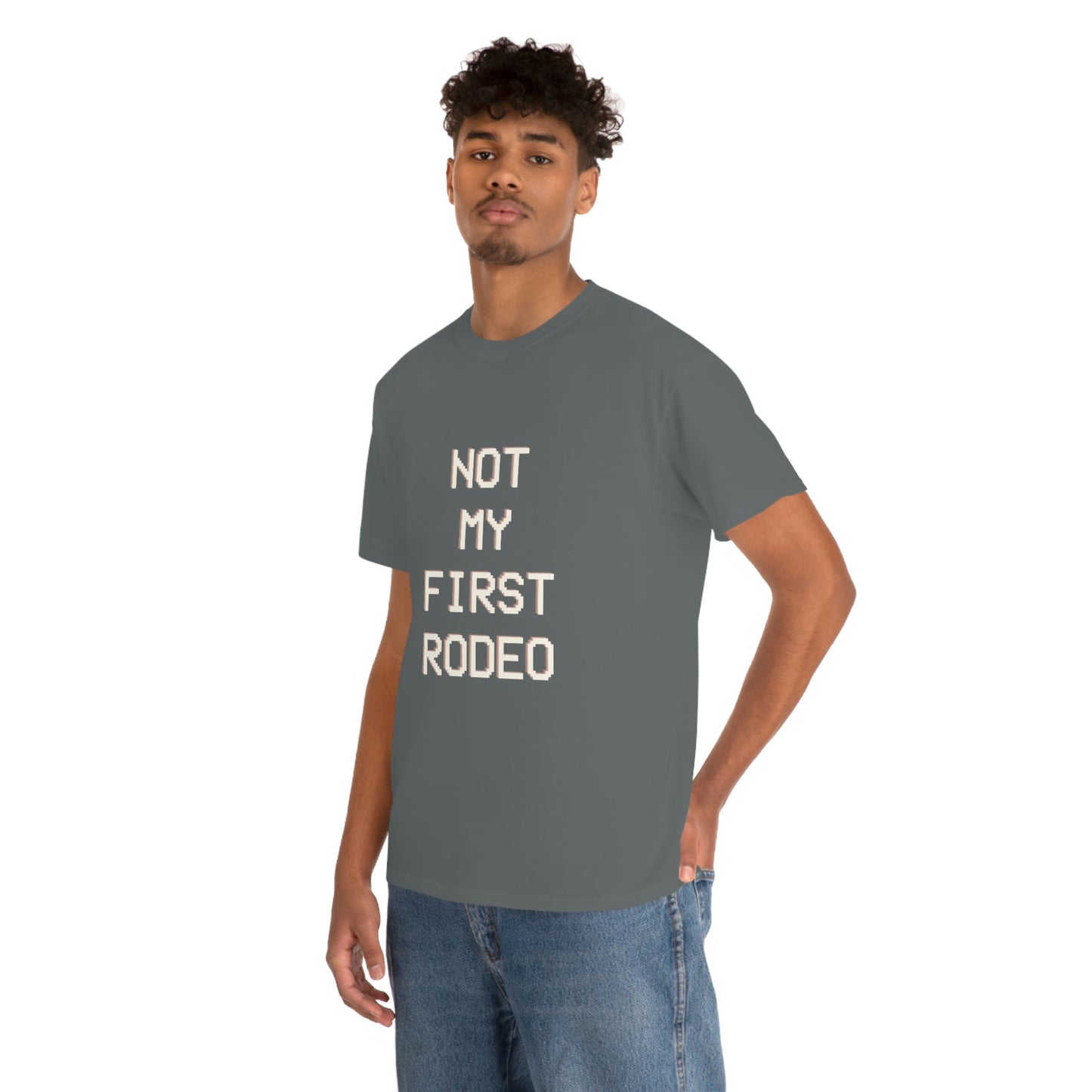 "Not My First Rodeo" Funny, Sysadmin, Geek, Gamer, Developer, Gift Cotton Tee