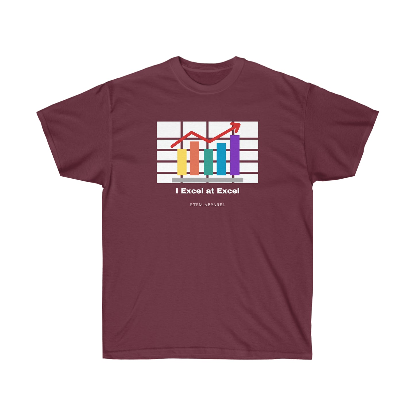 I Excel at Excel - Master of Spreadsheets - Helpdesk, Sysadmin, Data, Office humour Admin Funny Excel Tshirt