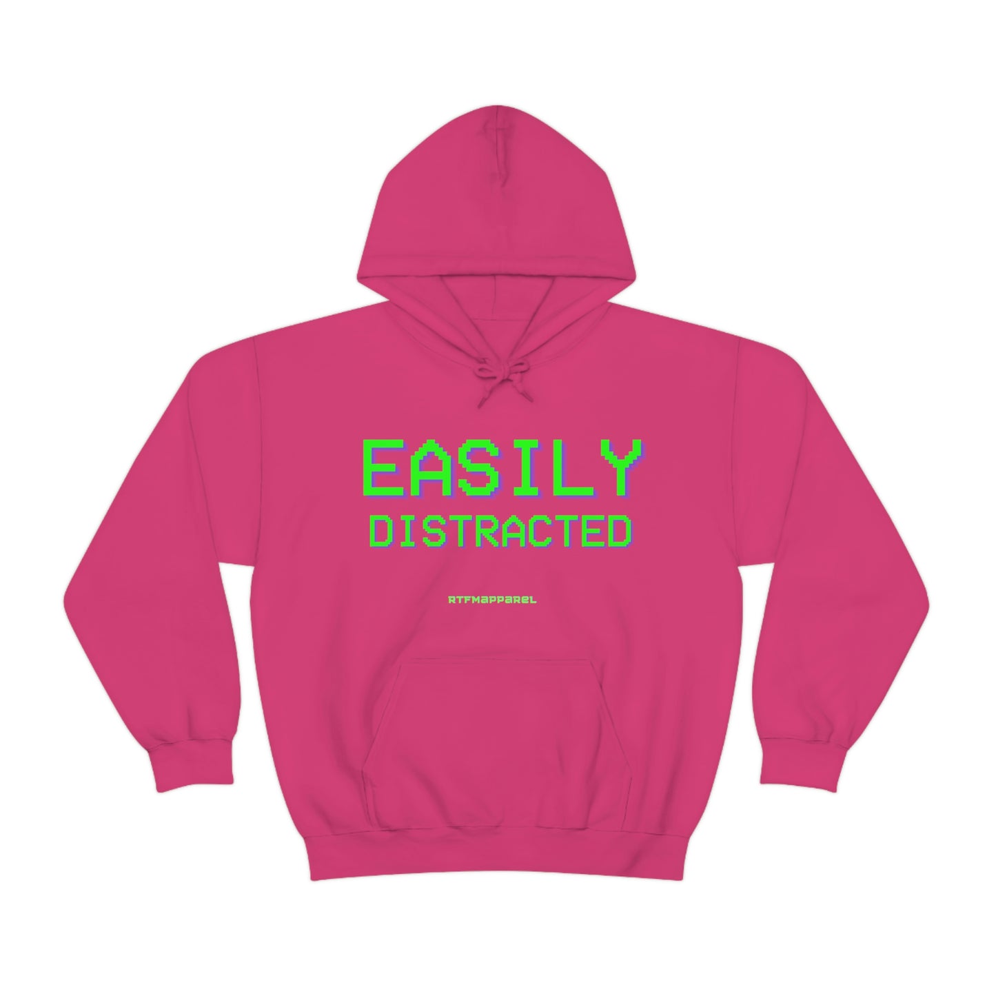 Easily Distracted - Funny, Sysadmin, Geek, Gamer, Developer, Gift Hooded Sweatshirt