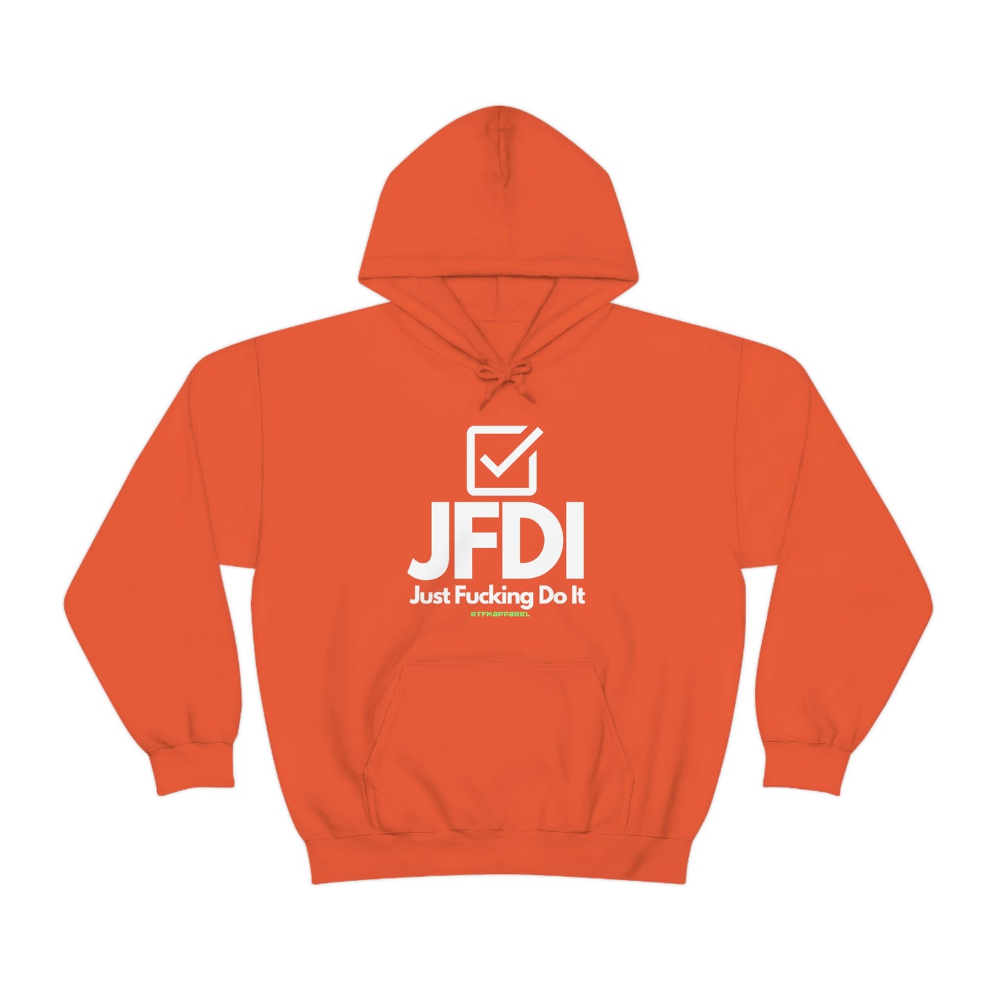 JFDI, Just do it, Funny, Sysadmin, Geek, Project Manager, Explicit, Developer, Gift, Unisex Hooded Sweatshirt