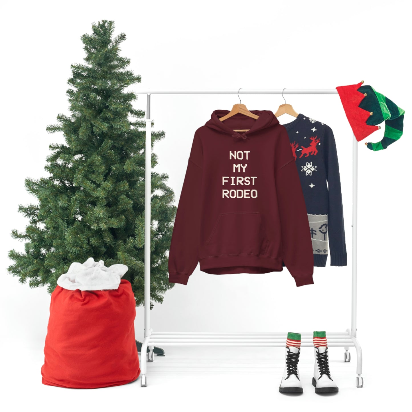 "Not My First Rodeo" Funny, Sysadmin, Geek, Gamer, Developer, Gift Hooded Sweatshirt