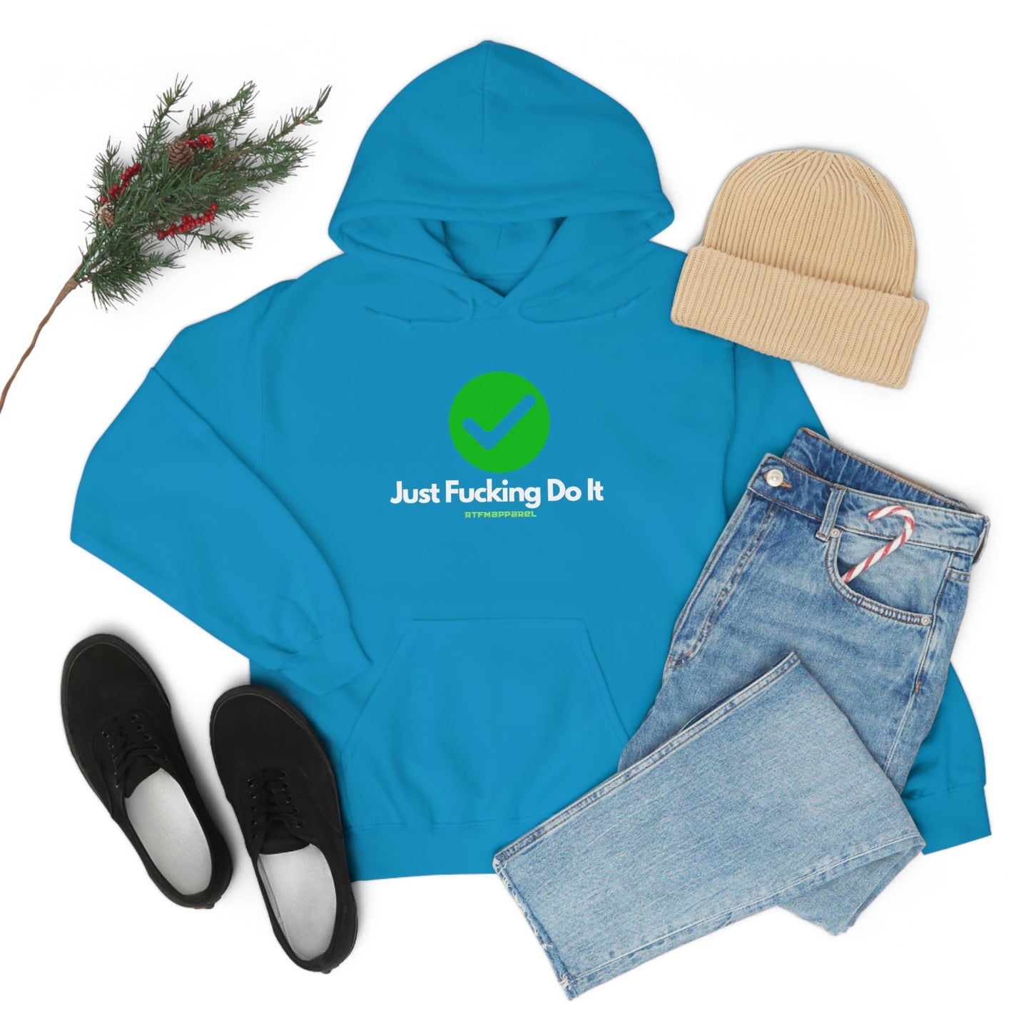 JFDI, Just do it, Funny, Sysadmin, Geek, Project Manager, Explicit, Developer, Gift, Unisex Hooded Sweatshirt