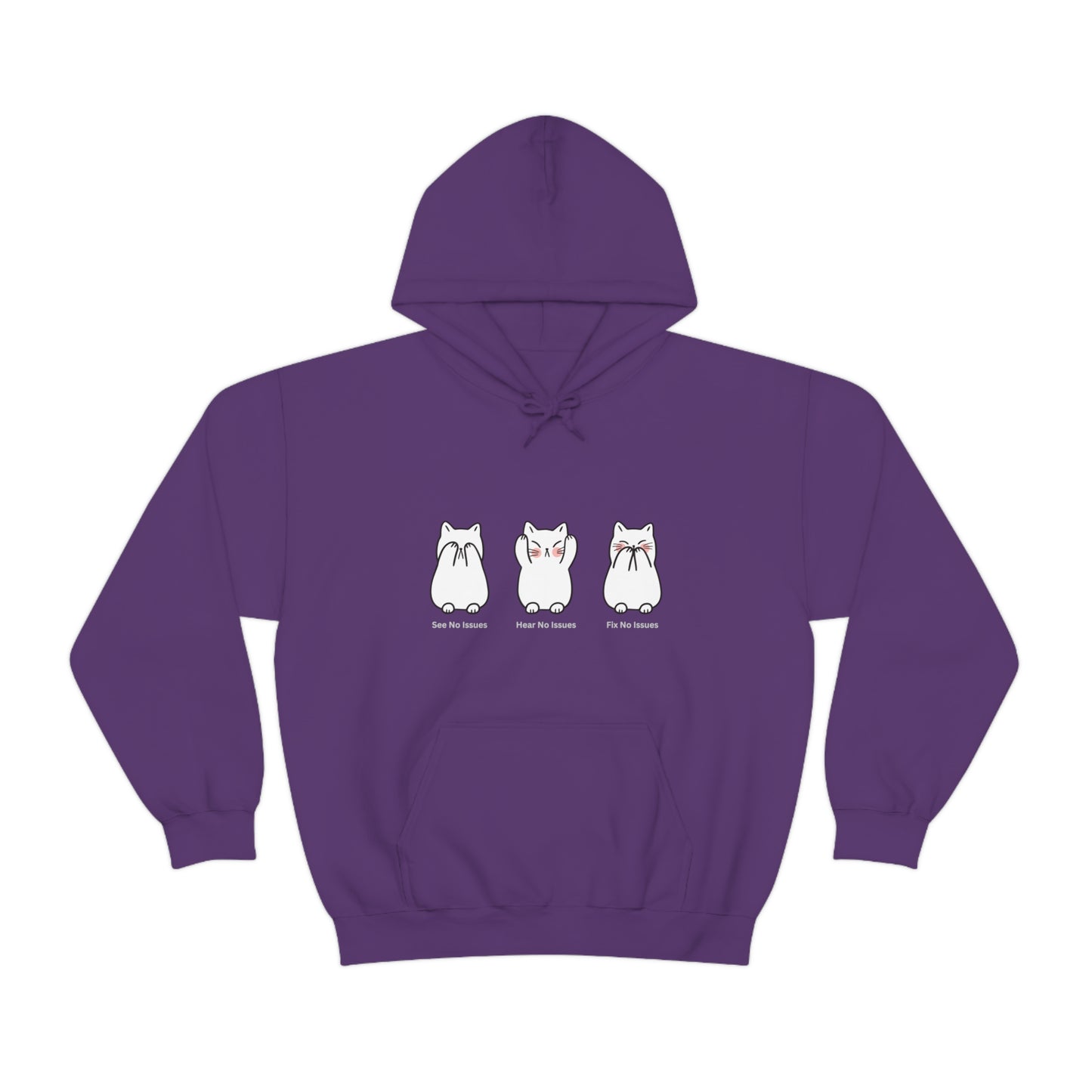 See No Issues, Fix No Issues - Helpdesk, Sysadmin, Cloud Engineer, Architect, Azure, AWS, Network admin, Server Admin Hoodie