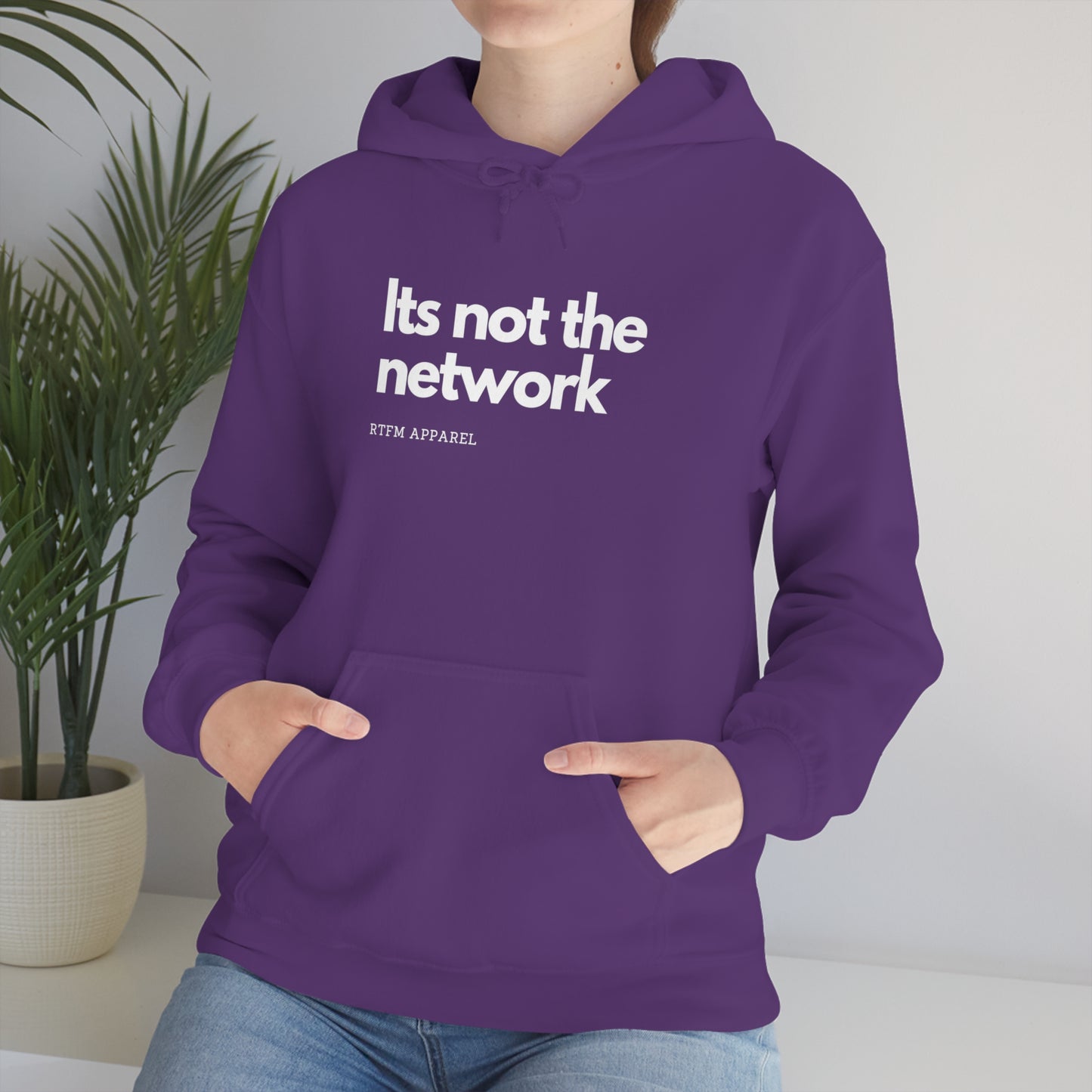 It's not the network - Network Engineer, Cisco, Network, Wifi, Sysadmin, IT Support Hoodie